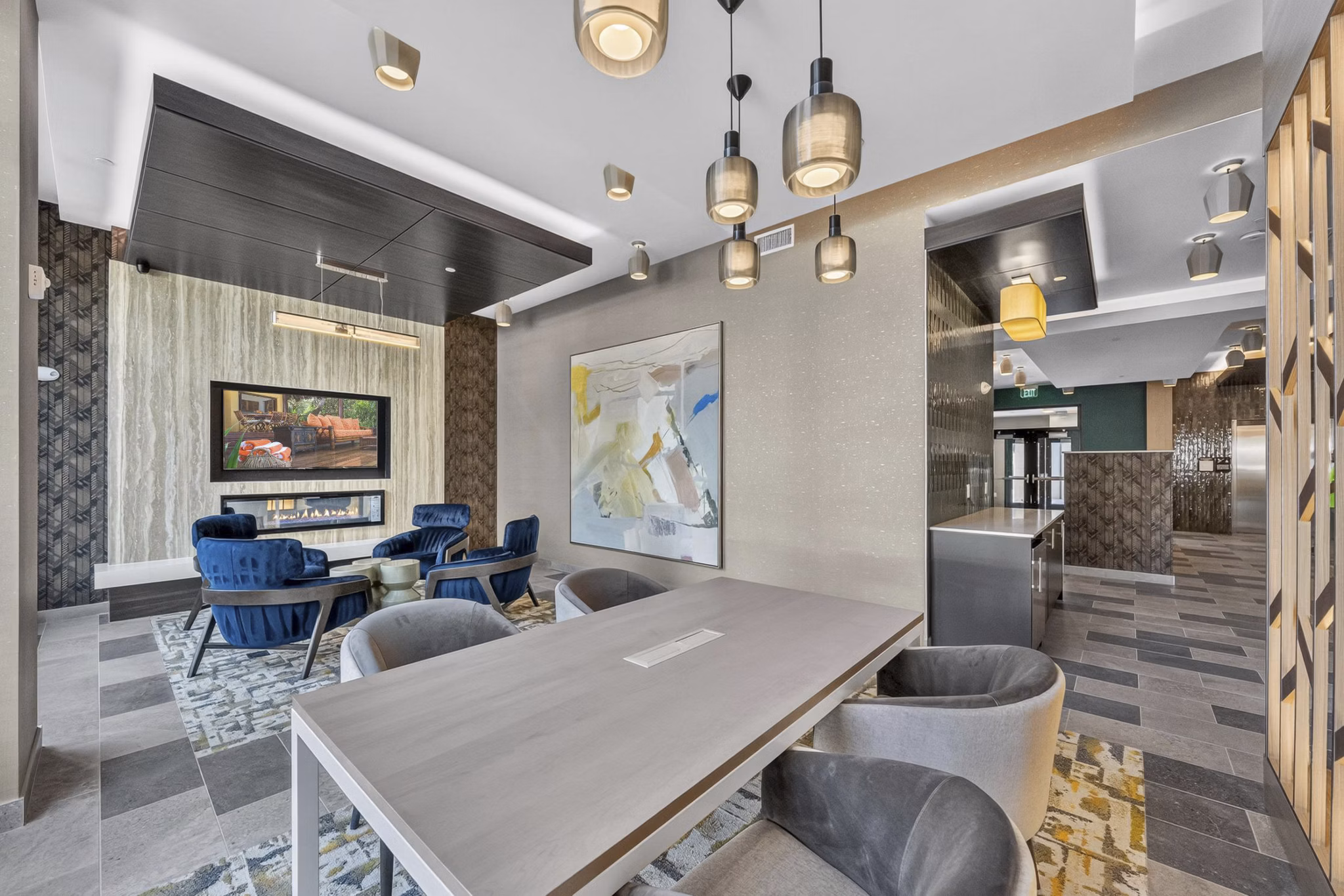 Clubhouse/Lobby at The Park at Fords Corner Apartments