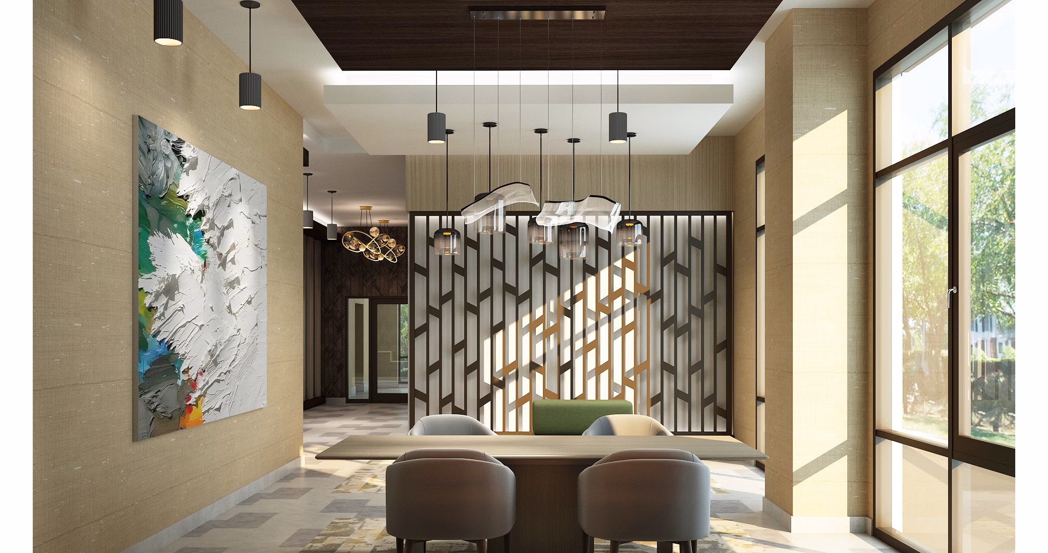 clubhouse at The Park at Fords Corner Apartments 