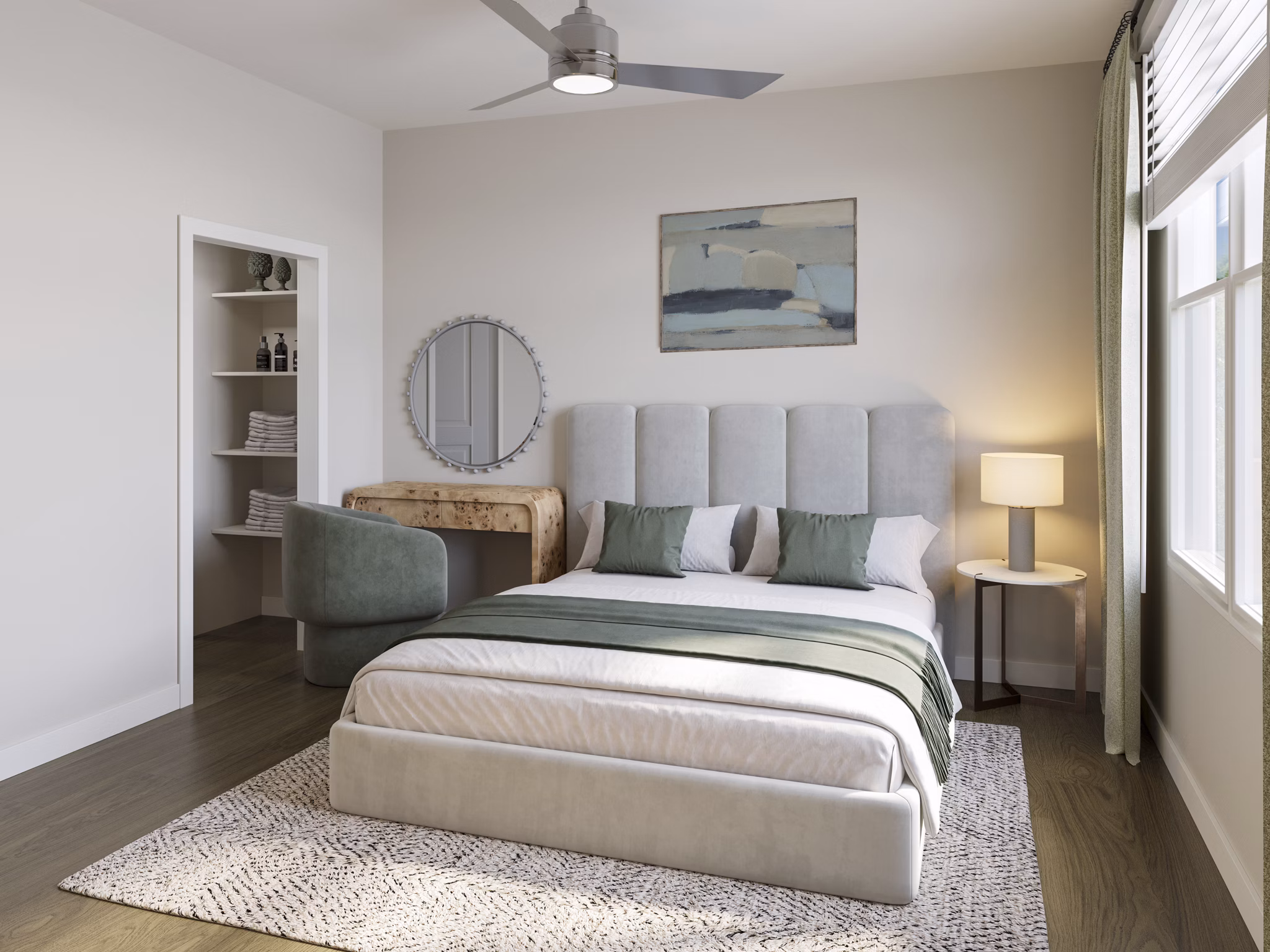 bedroom at Alta Rowe Apartments 