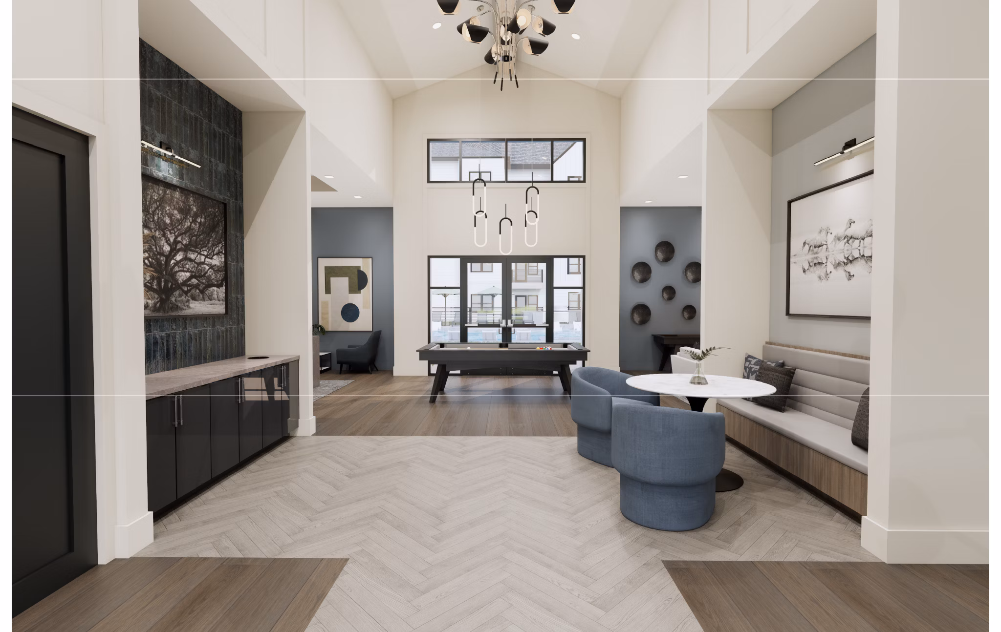 clubhouse at Alta Rowe Apartments 