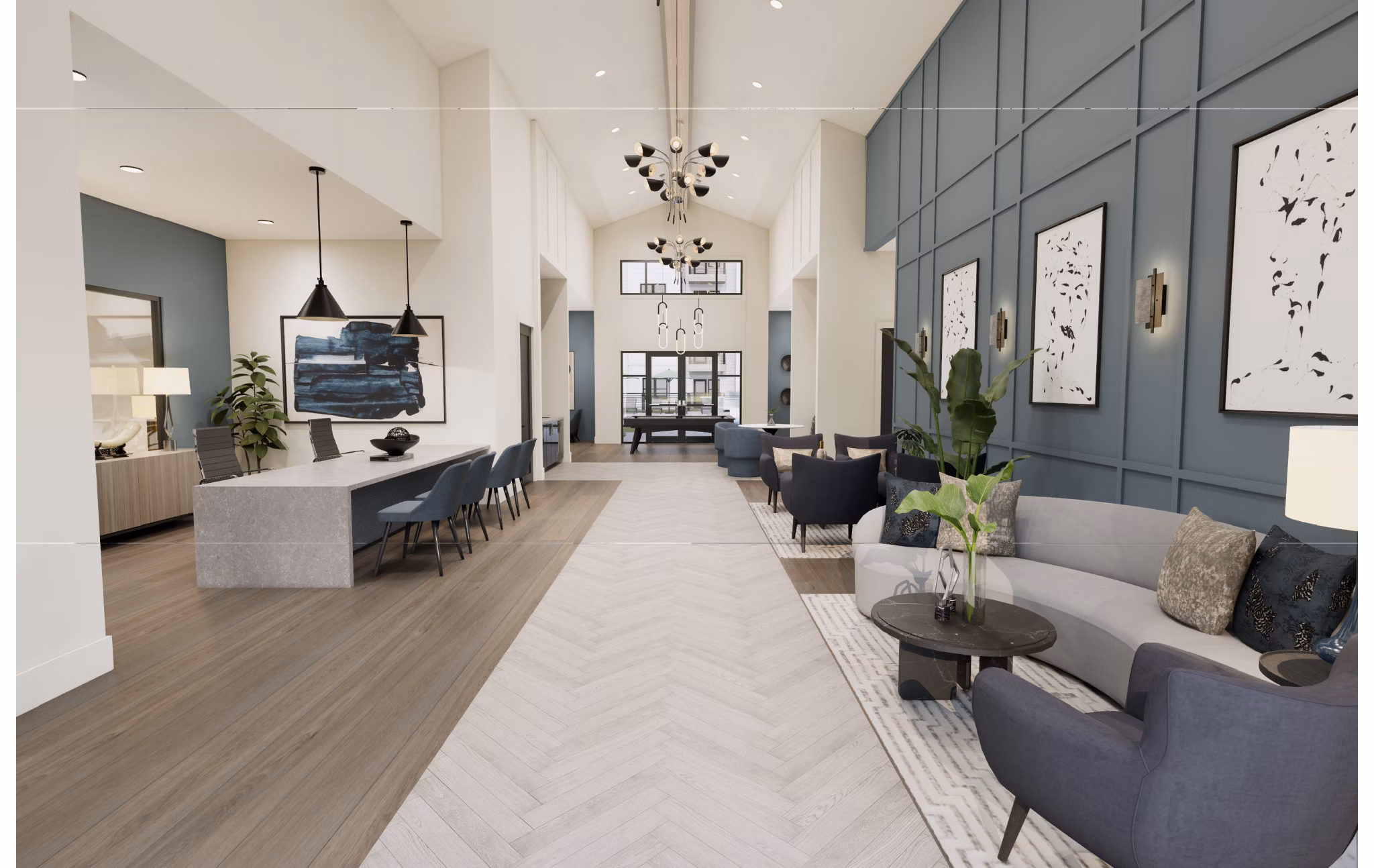 clubhouse at Alta Rowe Apartments 