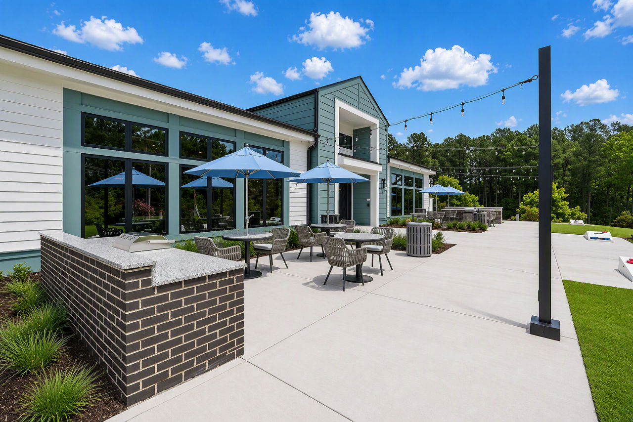 Grill area at Alta Rowe