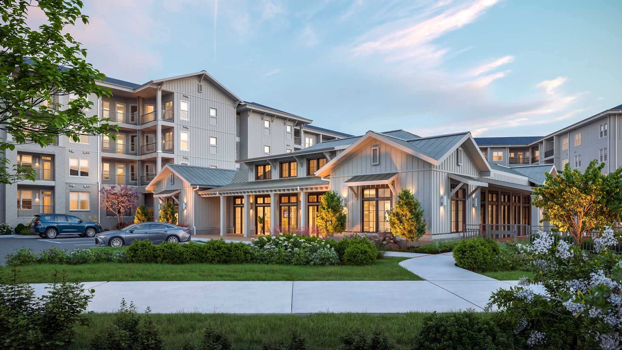 exterior at  The Henley Apartments 