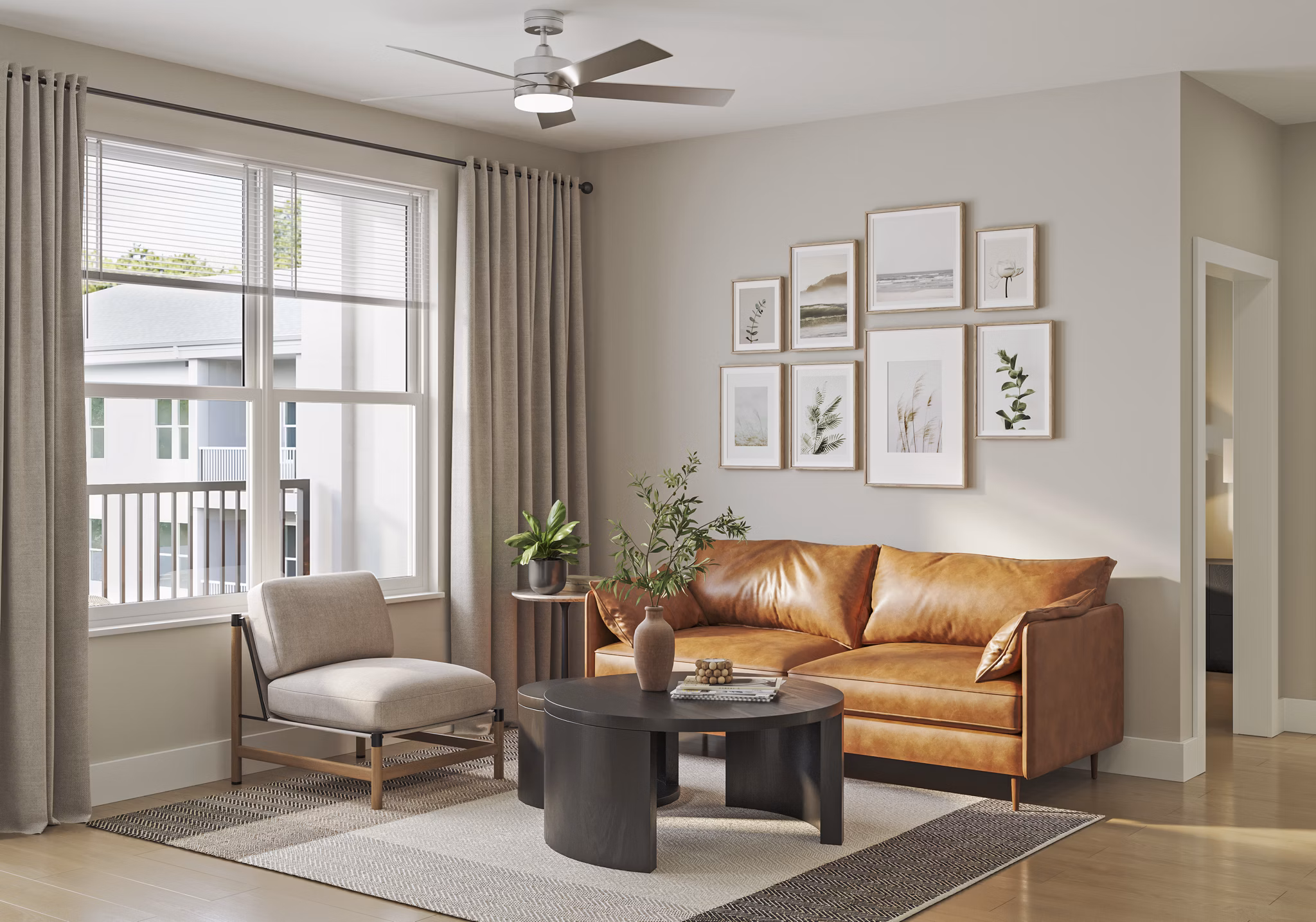 living room at The Henleyo Apartments