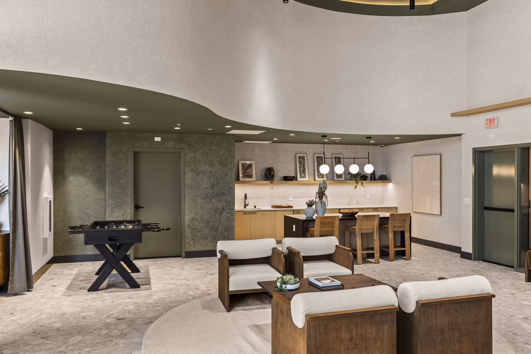 Clubhouse/Lobby at The Landing Apartments