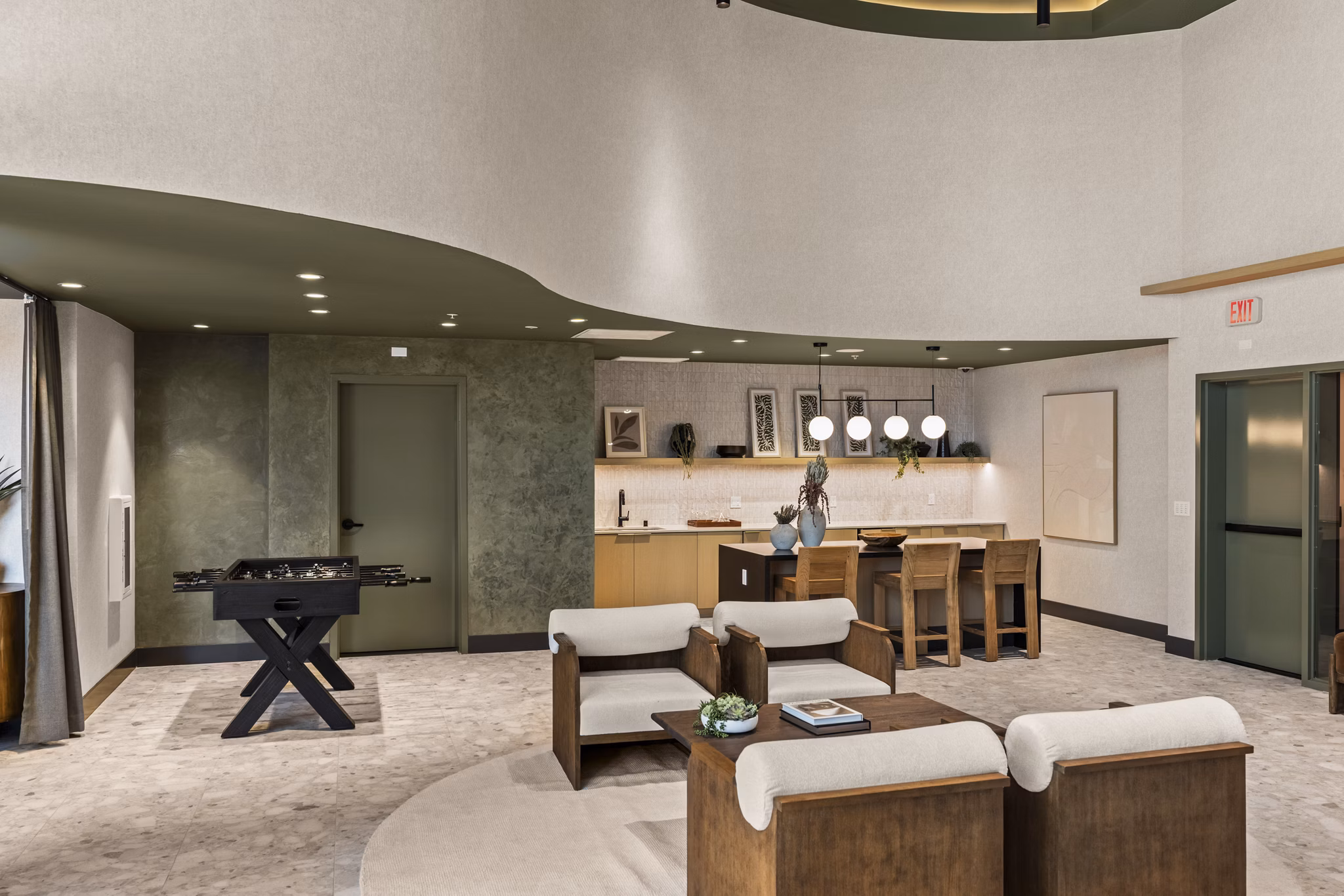 Clubhouse/Lobby at The Landing Apartments