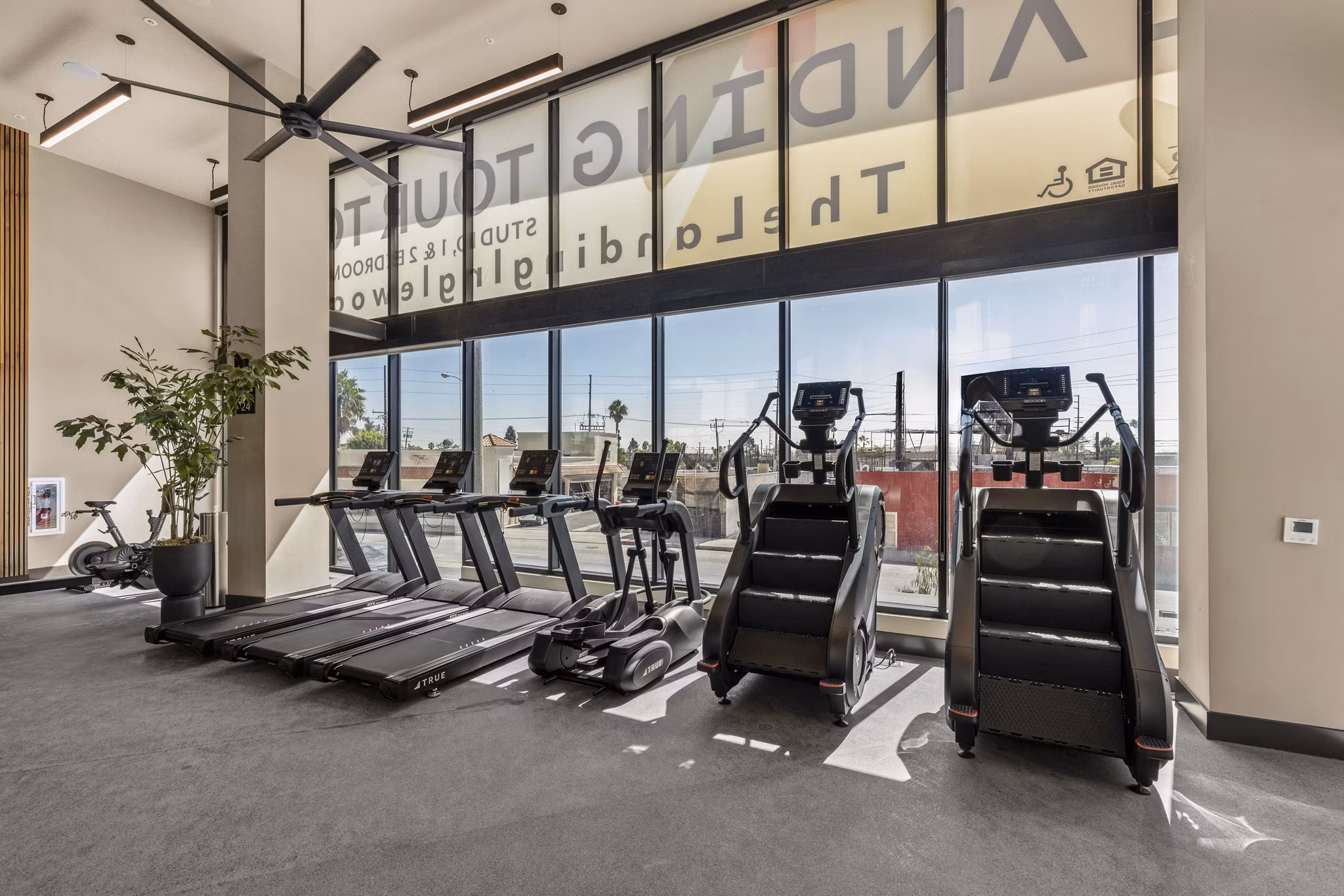 Fitness Center at The Landing Apartments
