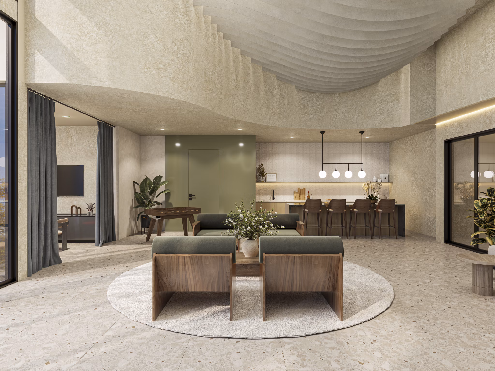 Rendering for The Landing Apartments