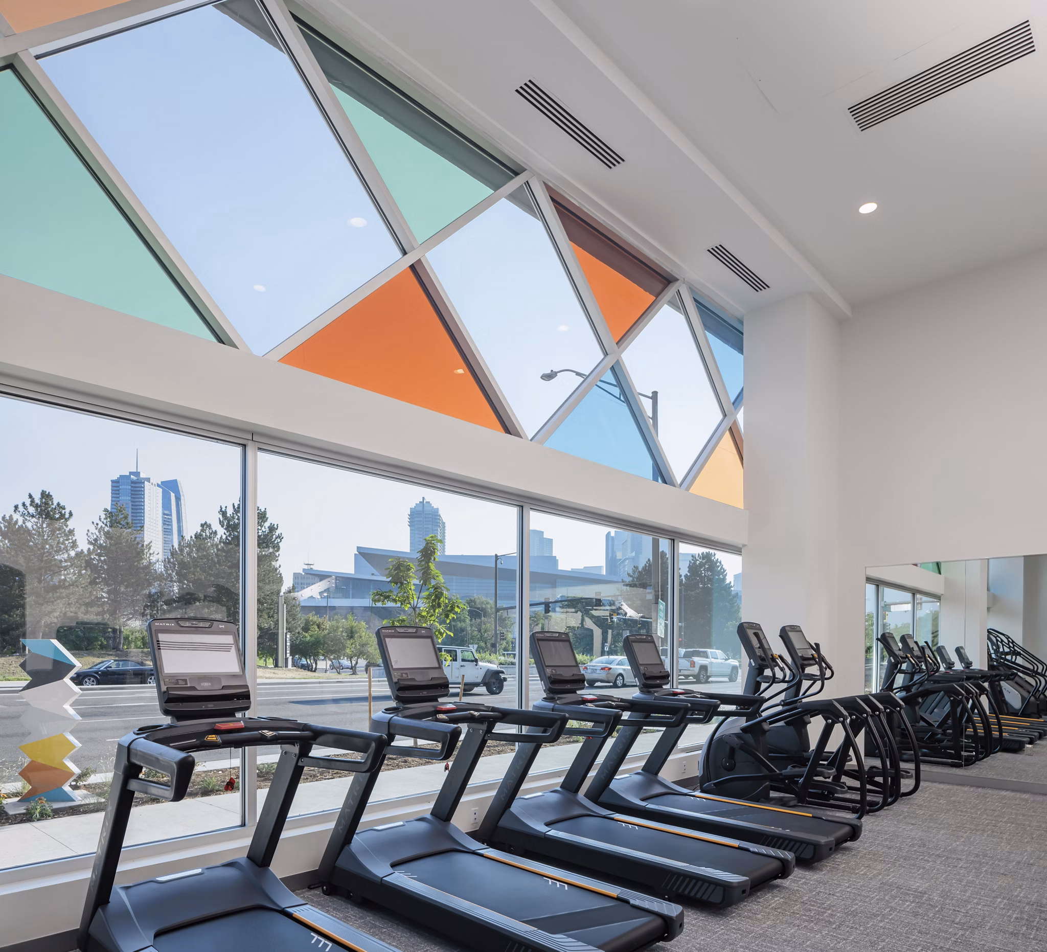 fitness center at Kalaco Apartments
