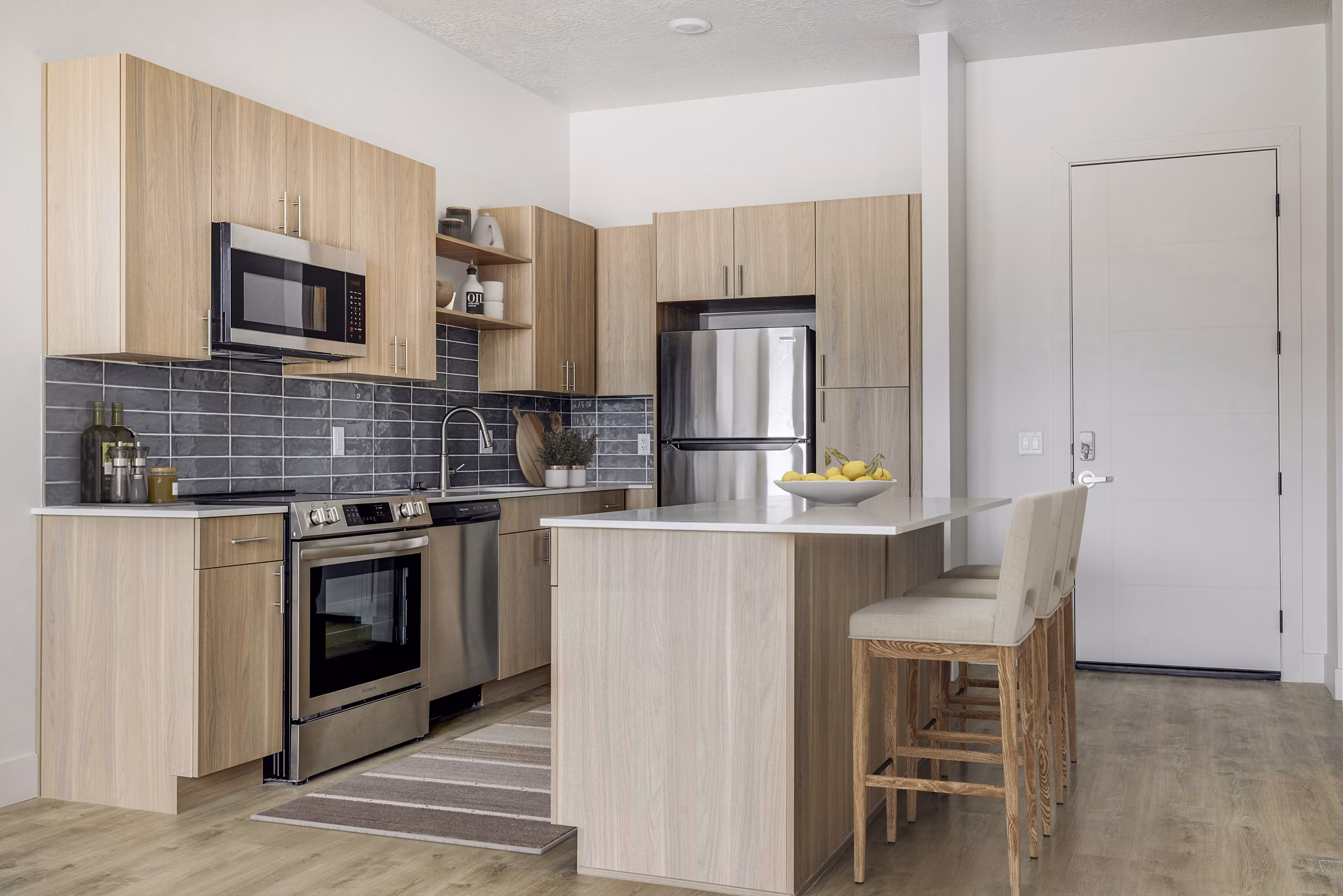kitchen at Reverie Apartments