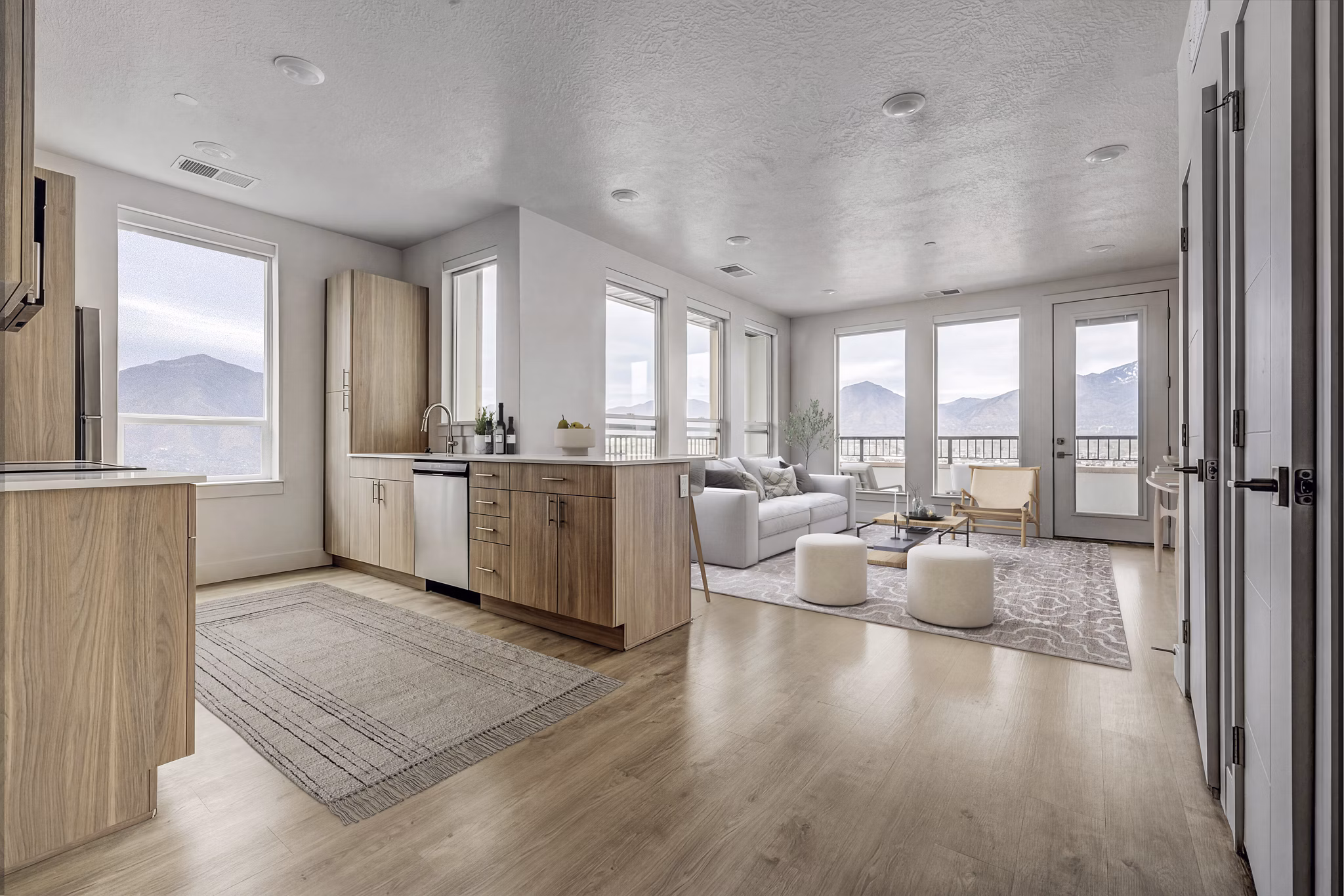 living room at Reverie Apartments