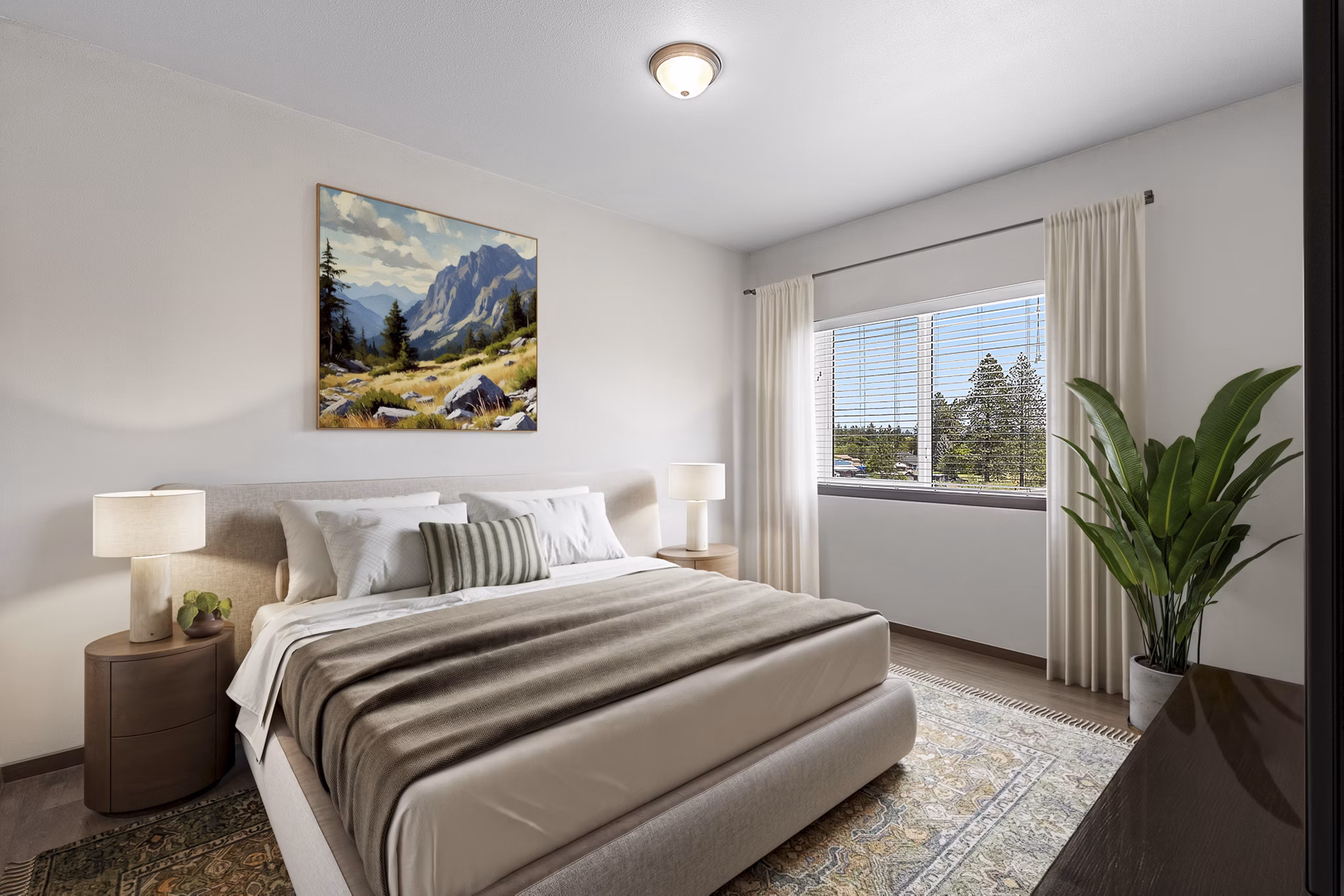 Bedroom at The Carnahan Collection Apartments