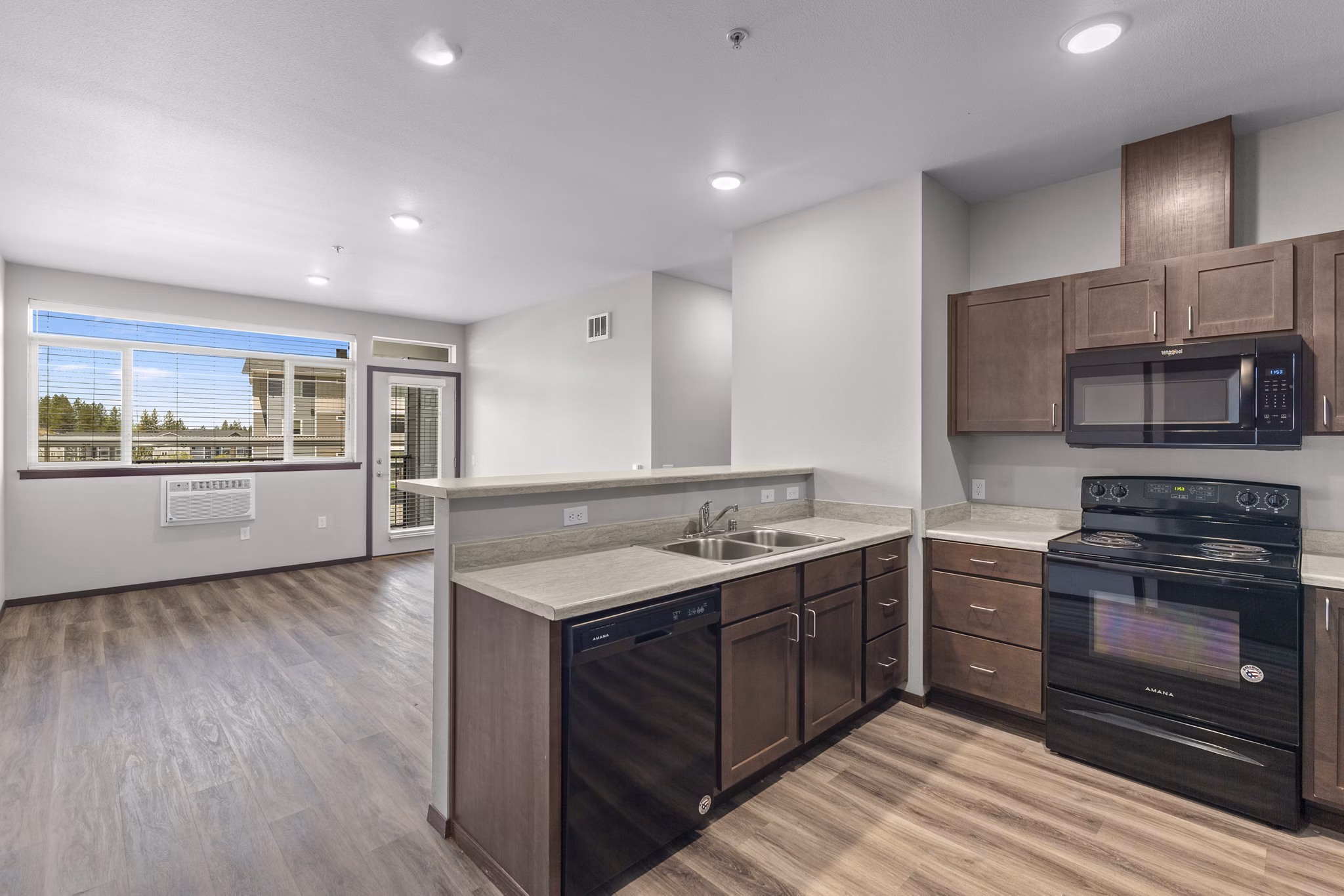 Kitchen at The Carnahan Collection Apartments