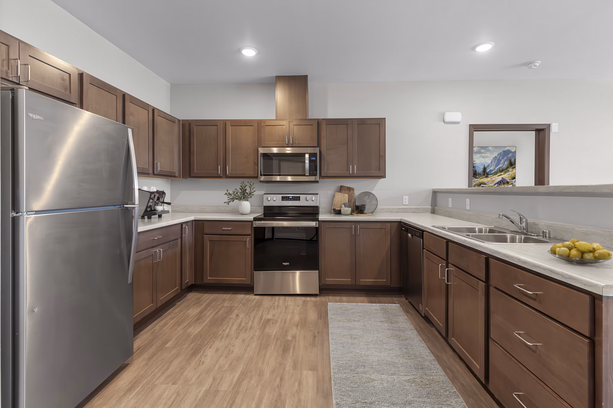 Kitchen at The Carnahan Collection Apartments