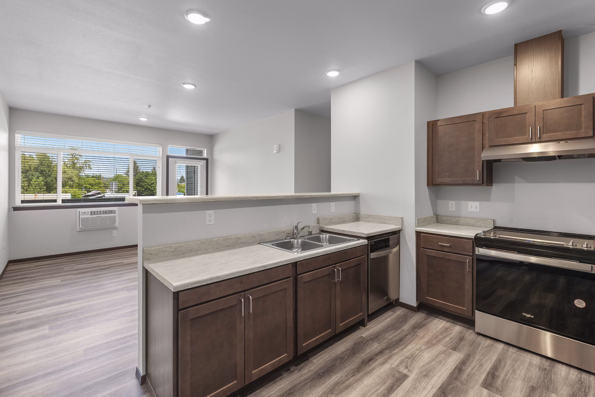 Kitchen at The Carnahan Collection Apartments