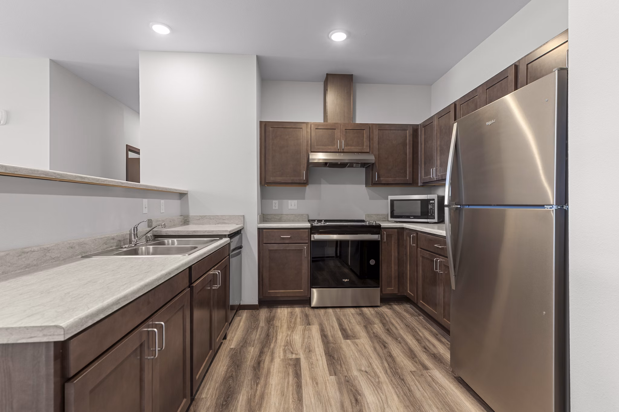 Kitchen at The Carnahan Collection Apartments