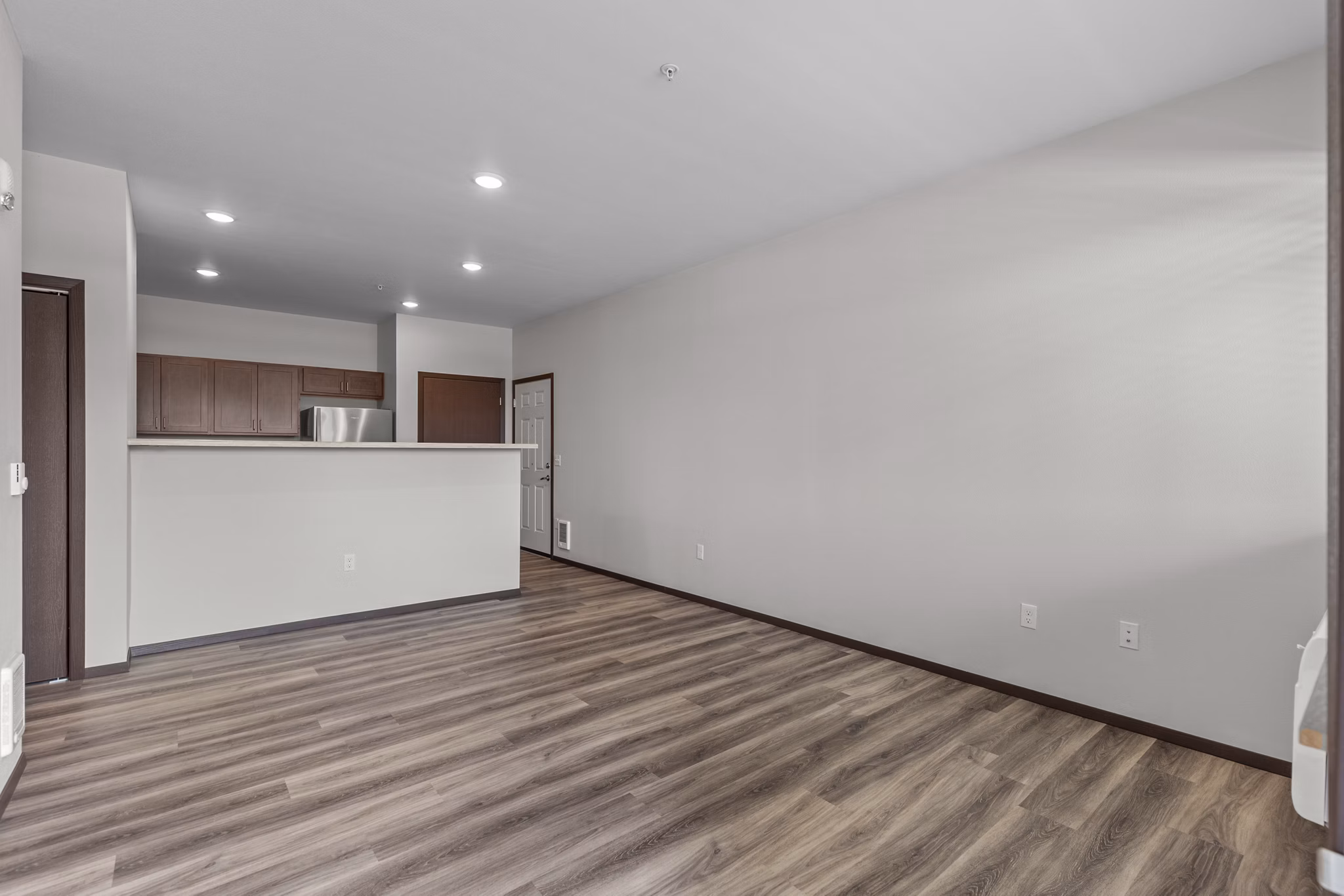 Living Room at The Carnahan Collection Apartments