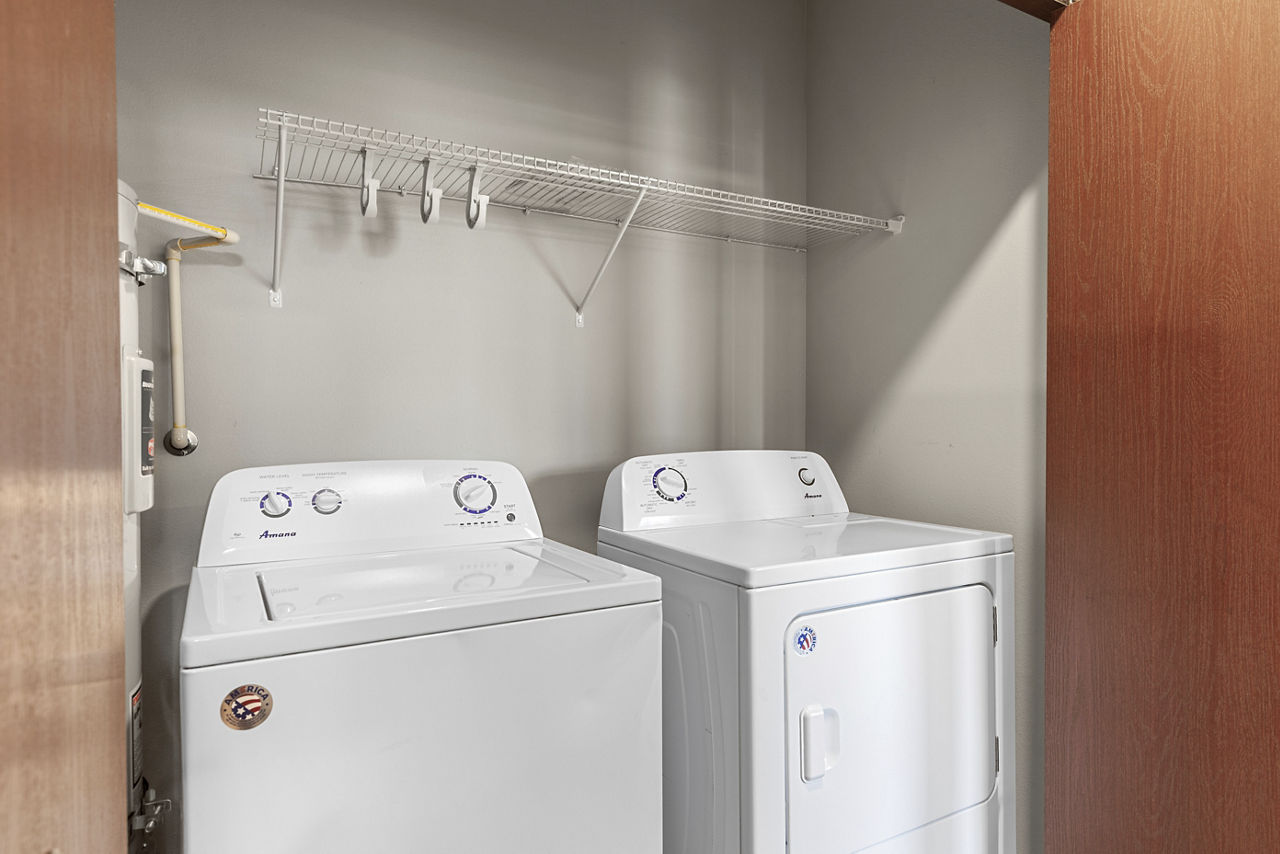 Laundry room at The Carnahan Collection