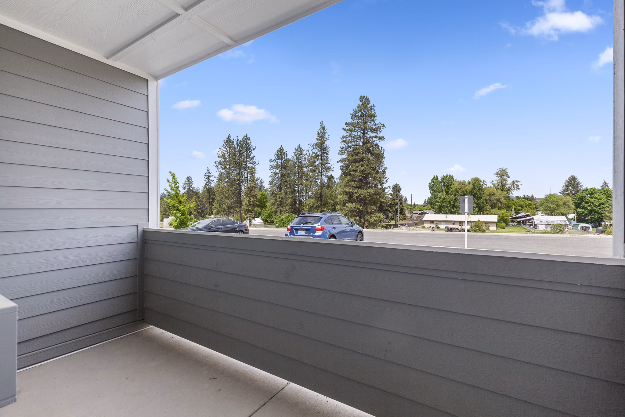 Patio at The Carnahan Collection Apartments