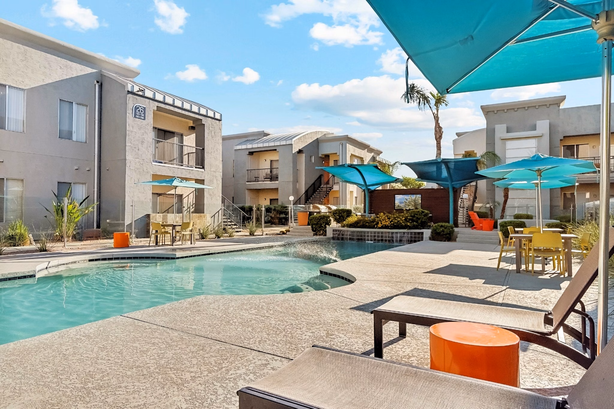 pool at The Turn Apartments