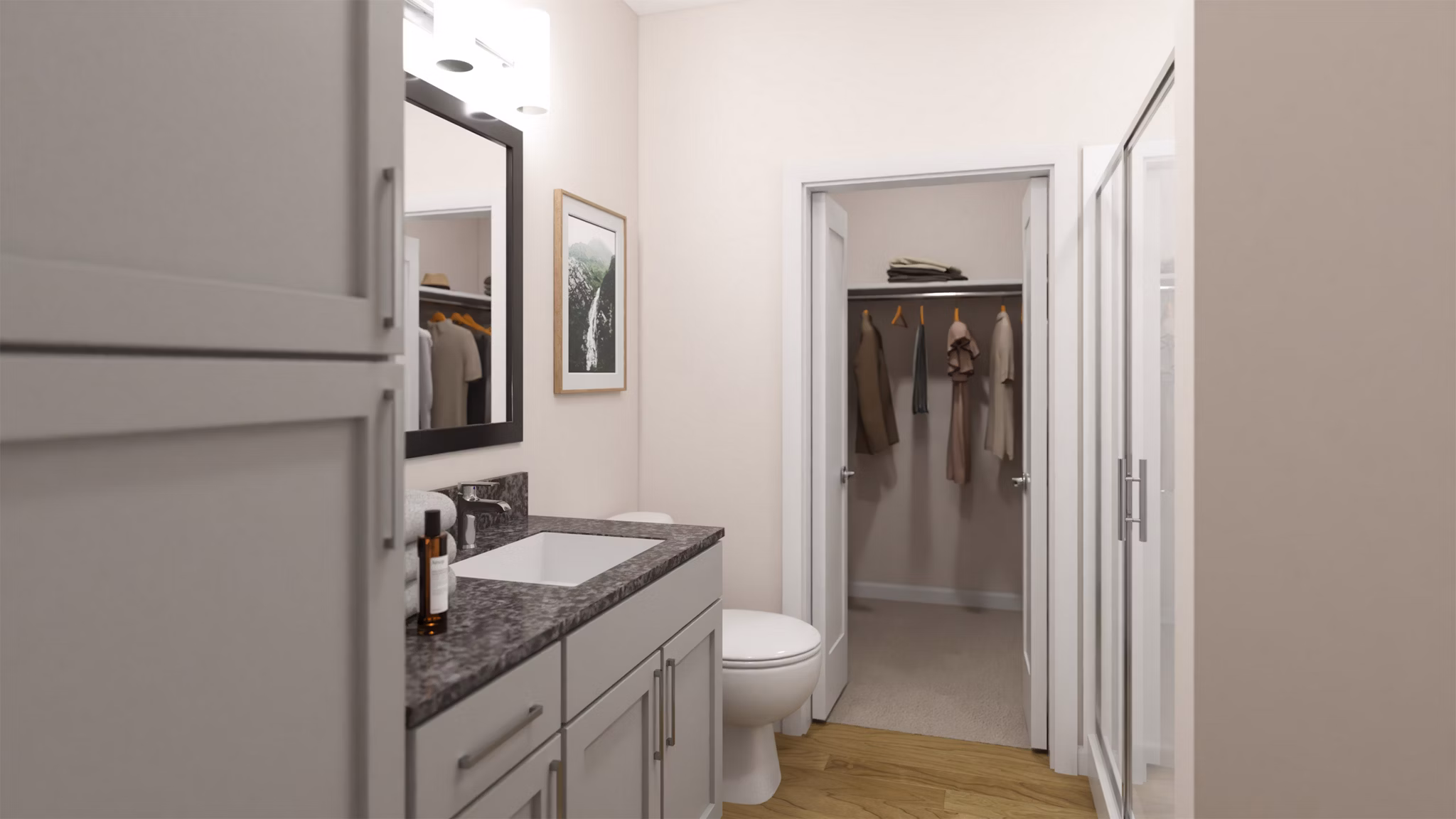 rendering at Overlook Lake Norman Apartments