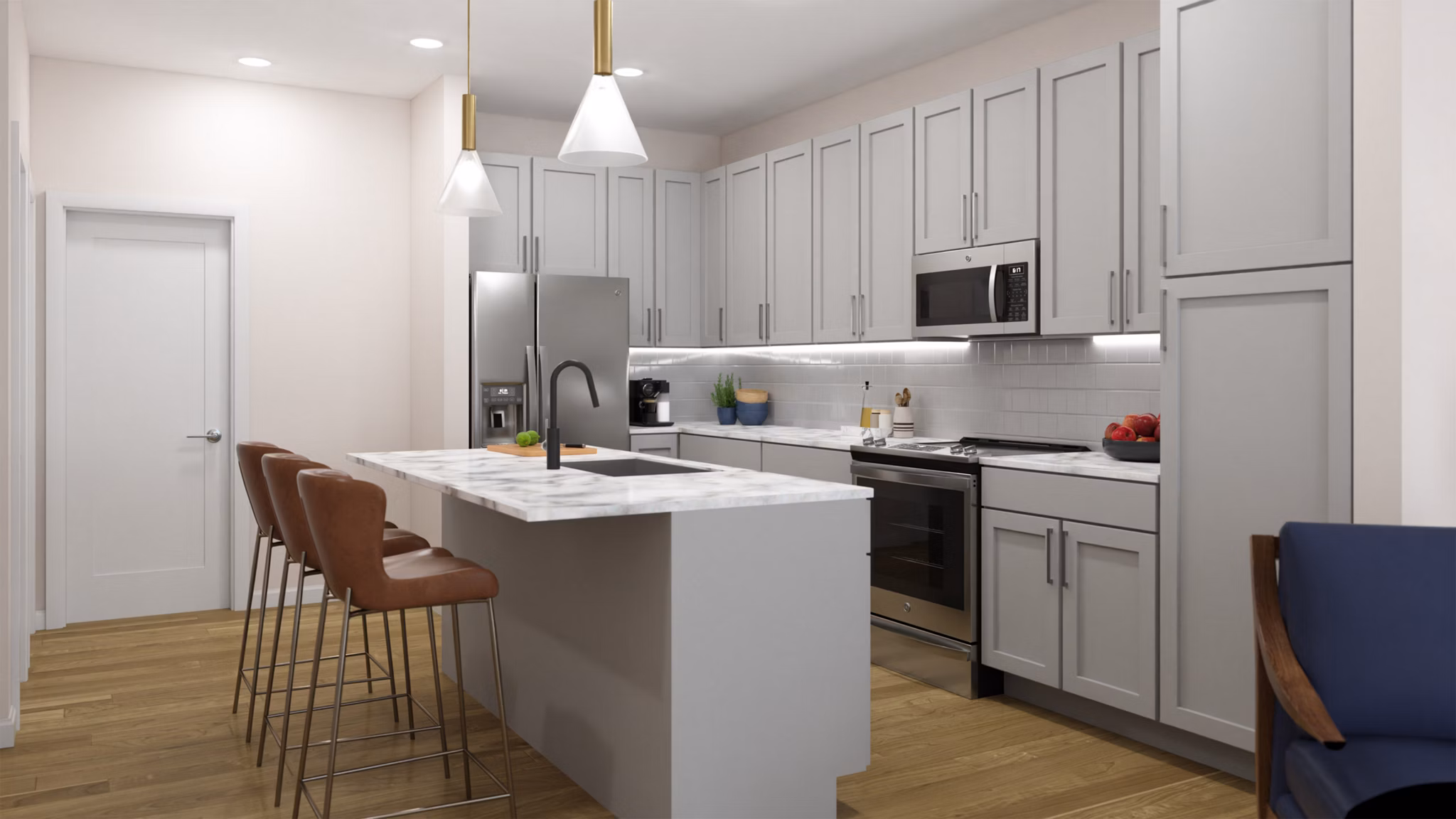rendering at Overlook Lake Norman Apartments