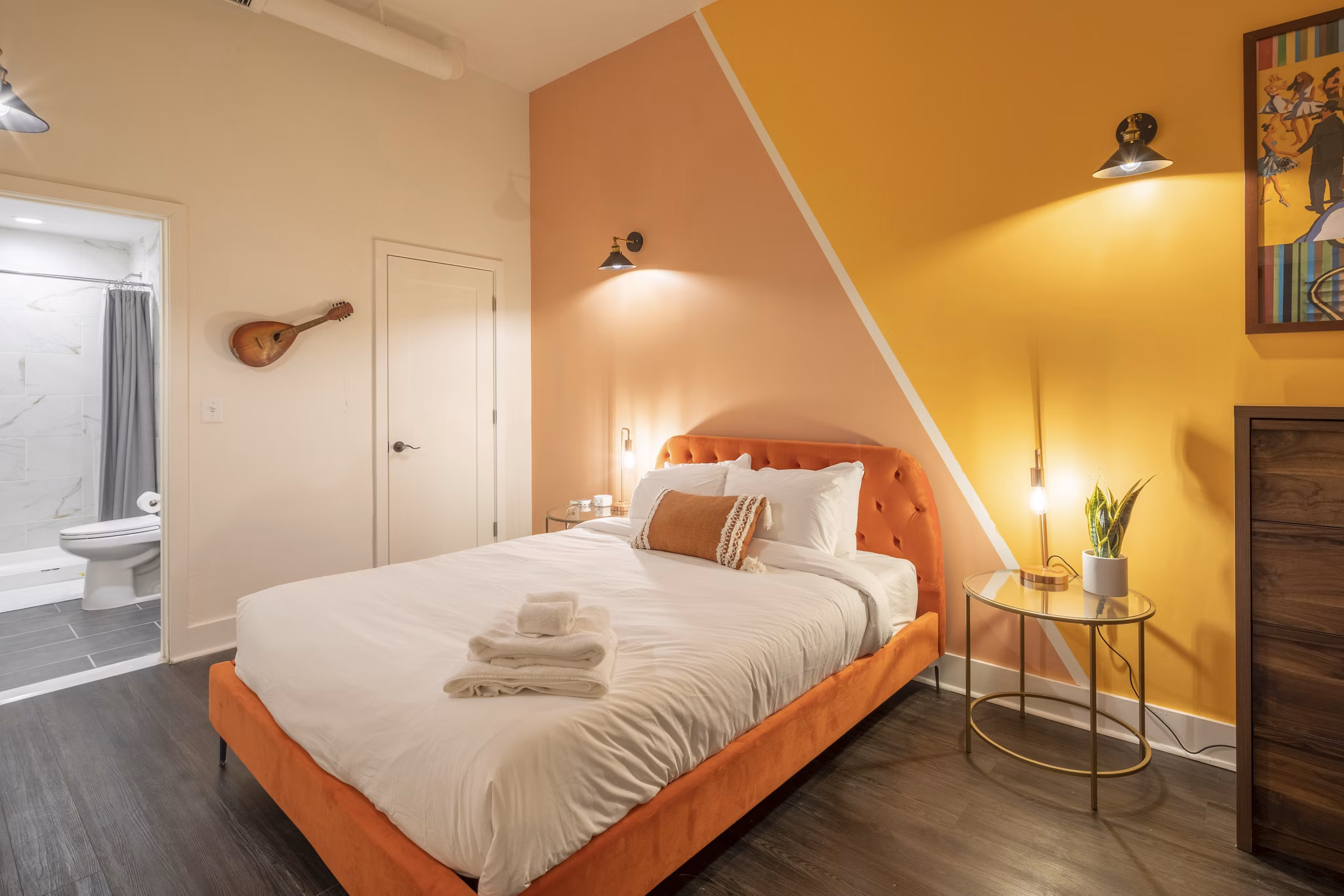 bedroom at West Lofts Apartments