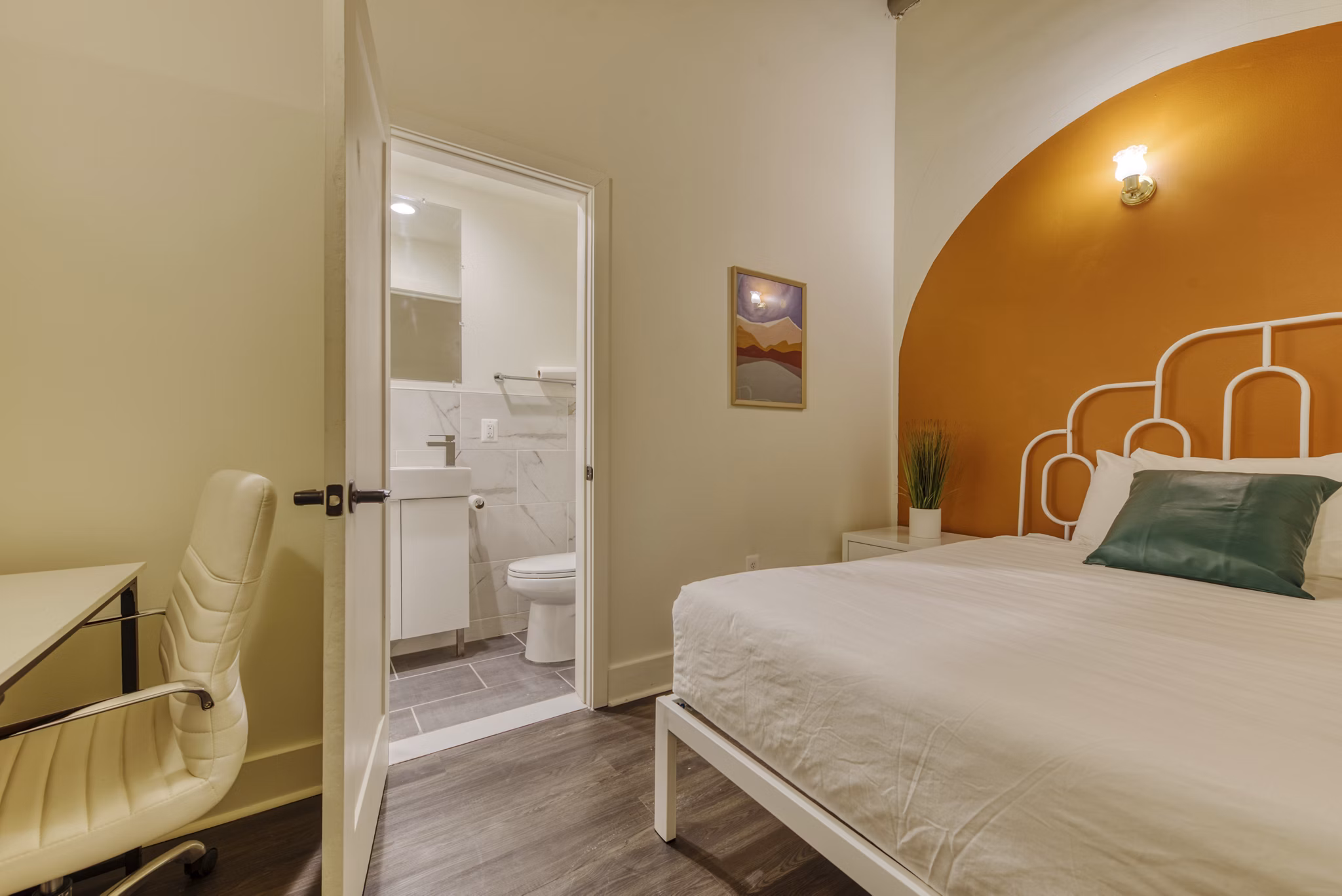 bedroom at West Lofts Apartments