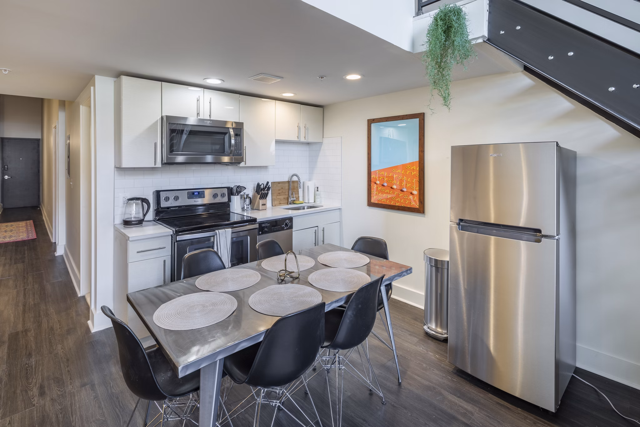 kitchen at West Lofts Apartments
