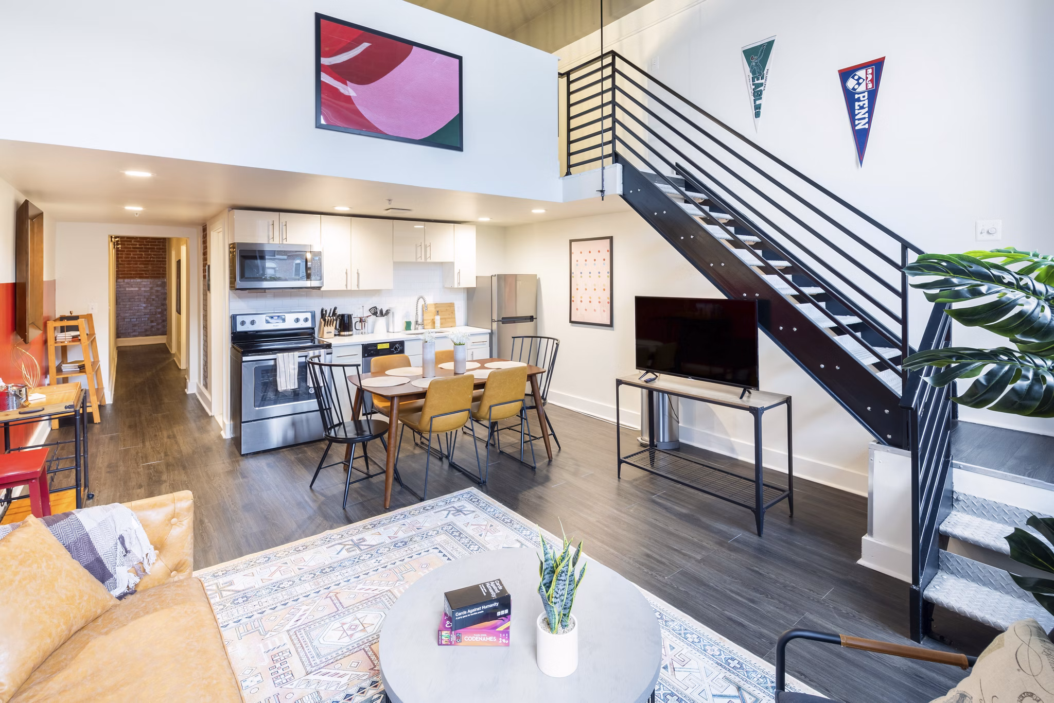 kitchen at West Lofts Apartments