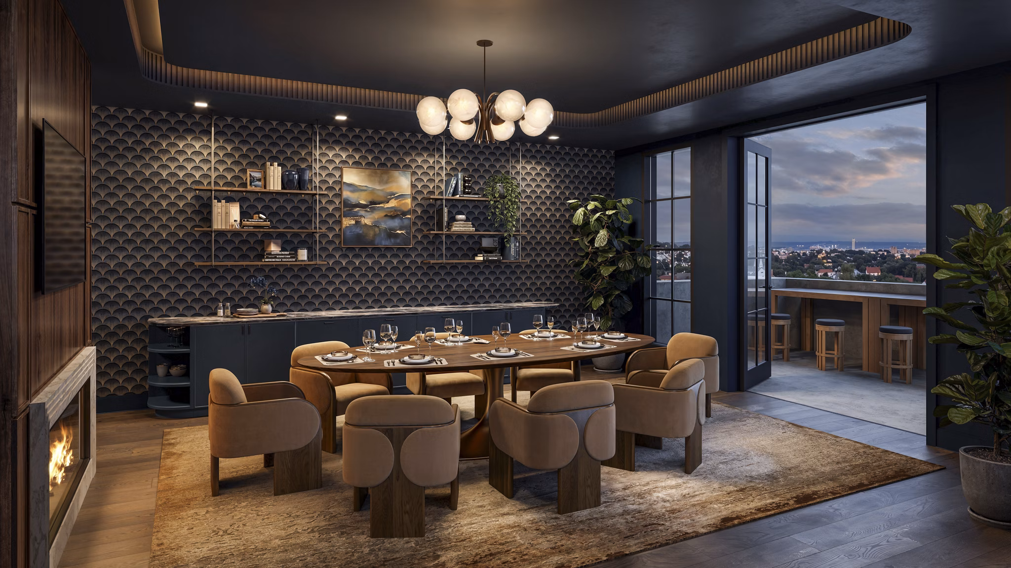 Rendering for Hillstead Apartments