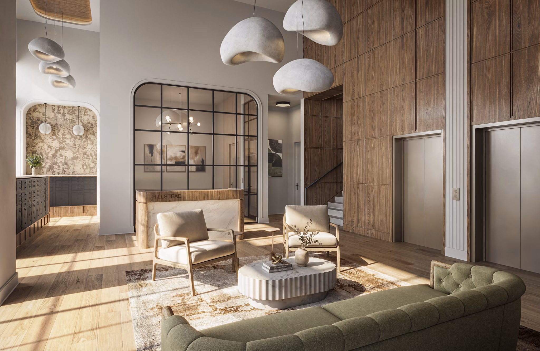 Rendering for Hillstead Apartments