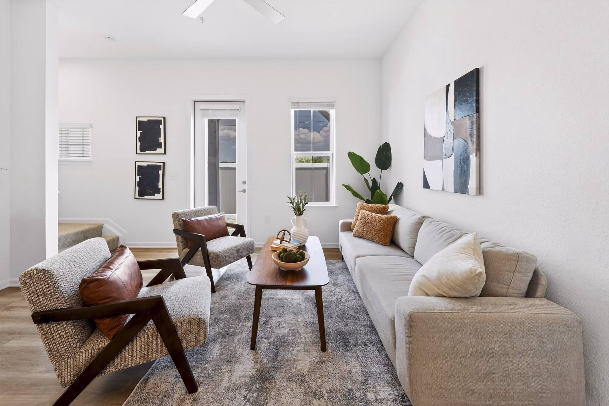 Living Room at Eden at Tradition Apartments