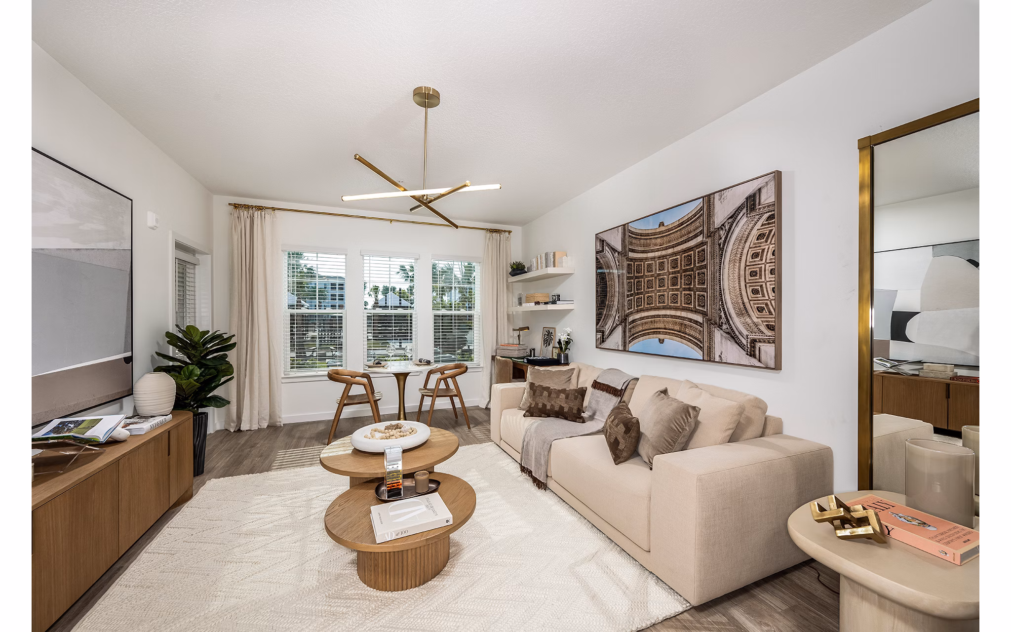 living room at Southhaven Apartments