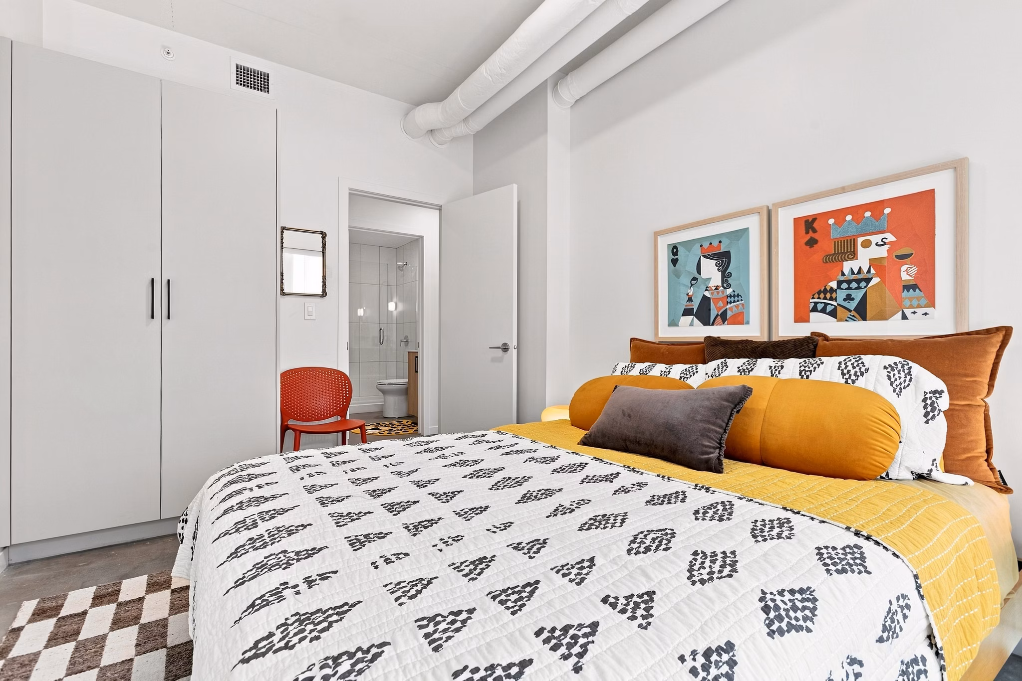 Bedroom at KIT Apartments