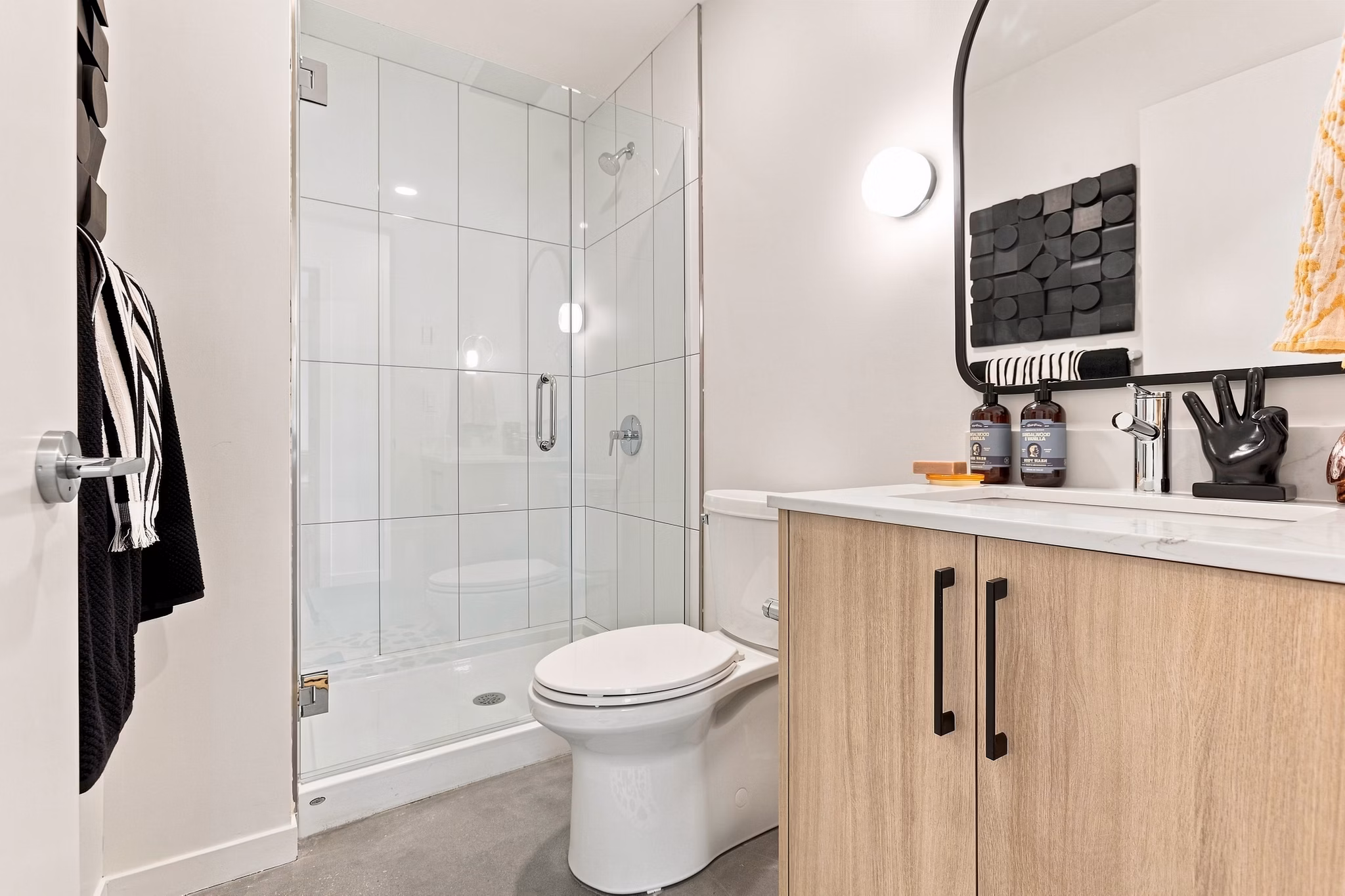 Bathroom at KIT Apartments