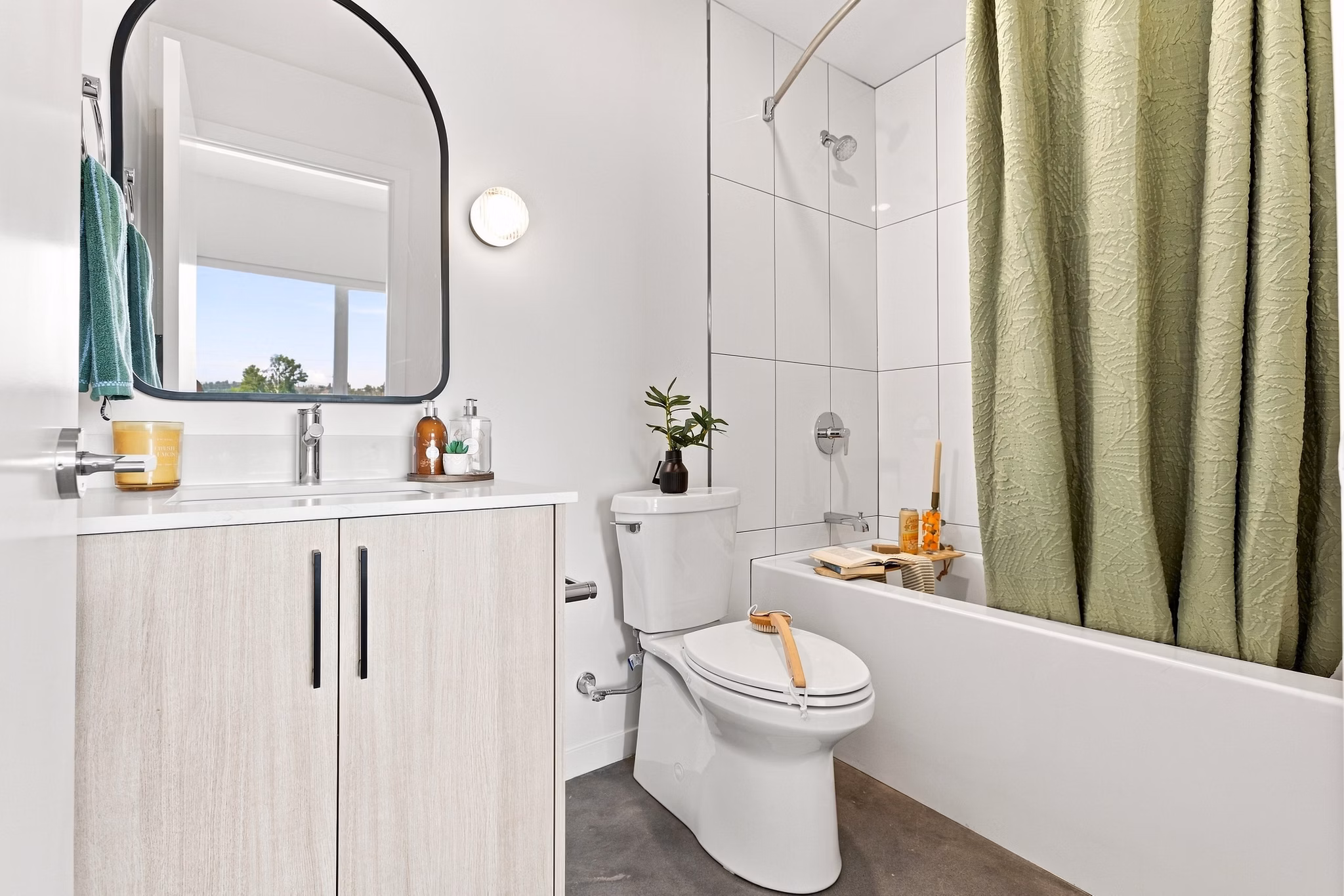 Bathroom at KIT Apartments