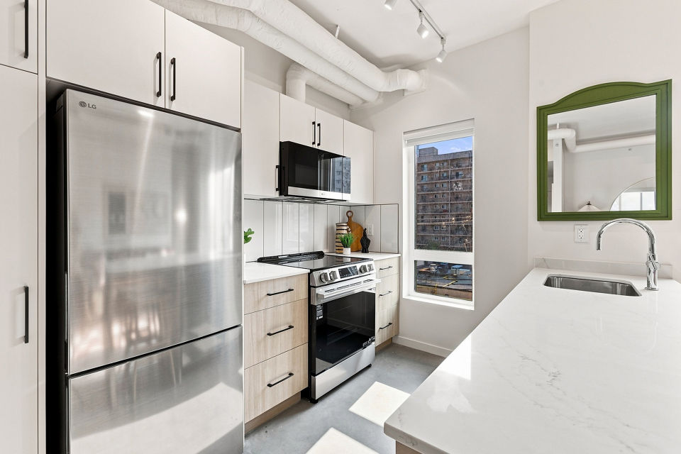 Kitchen at KIT Apartments