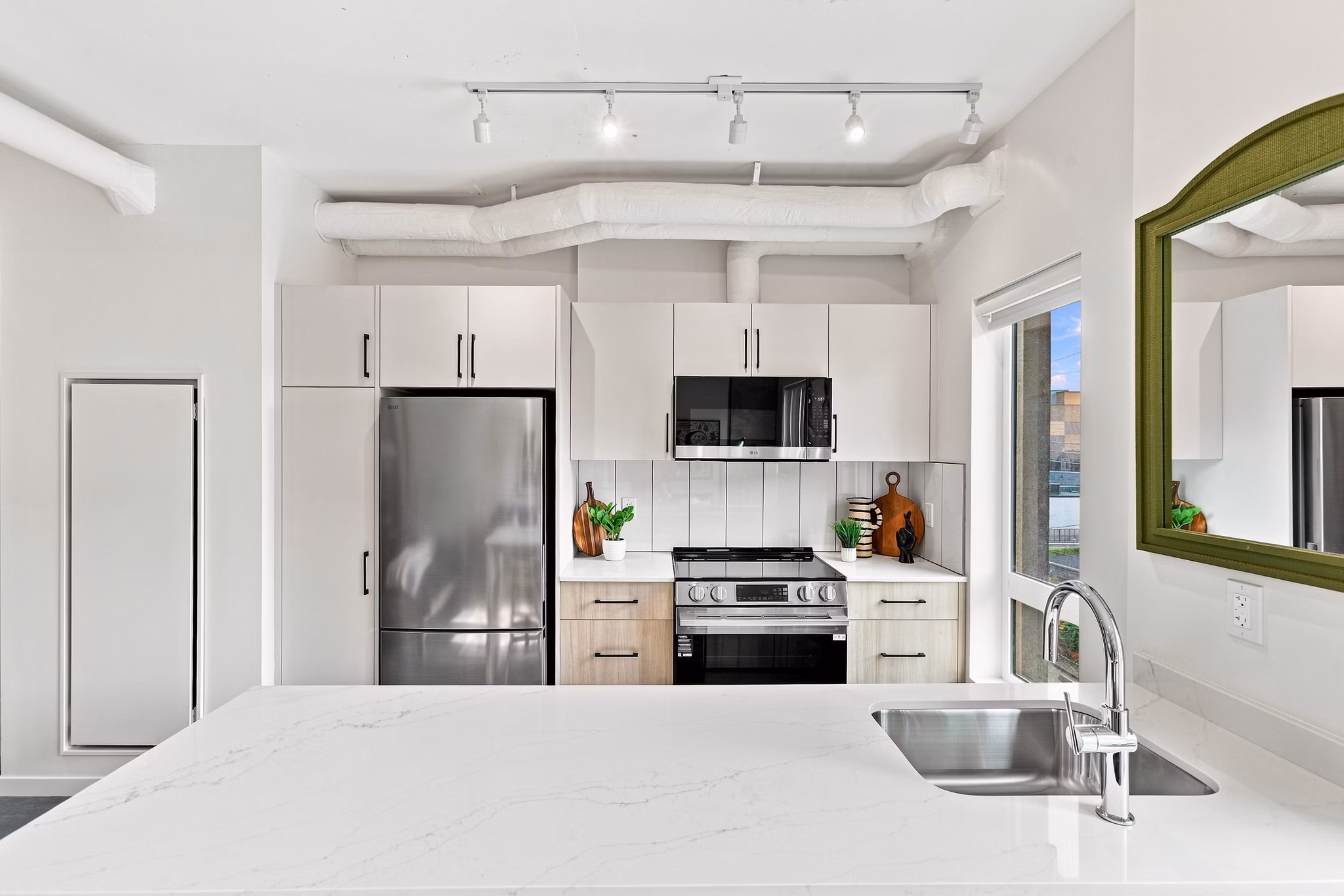 Kitchen at KIT Apartments