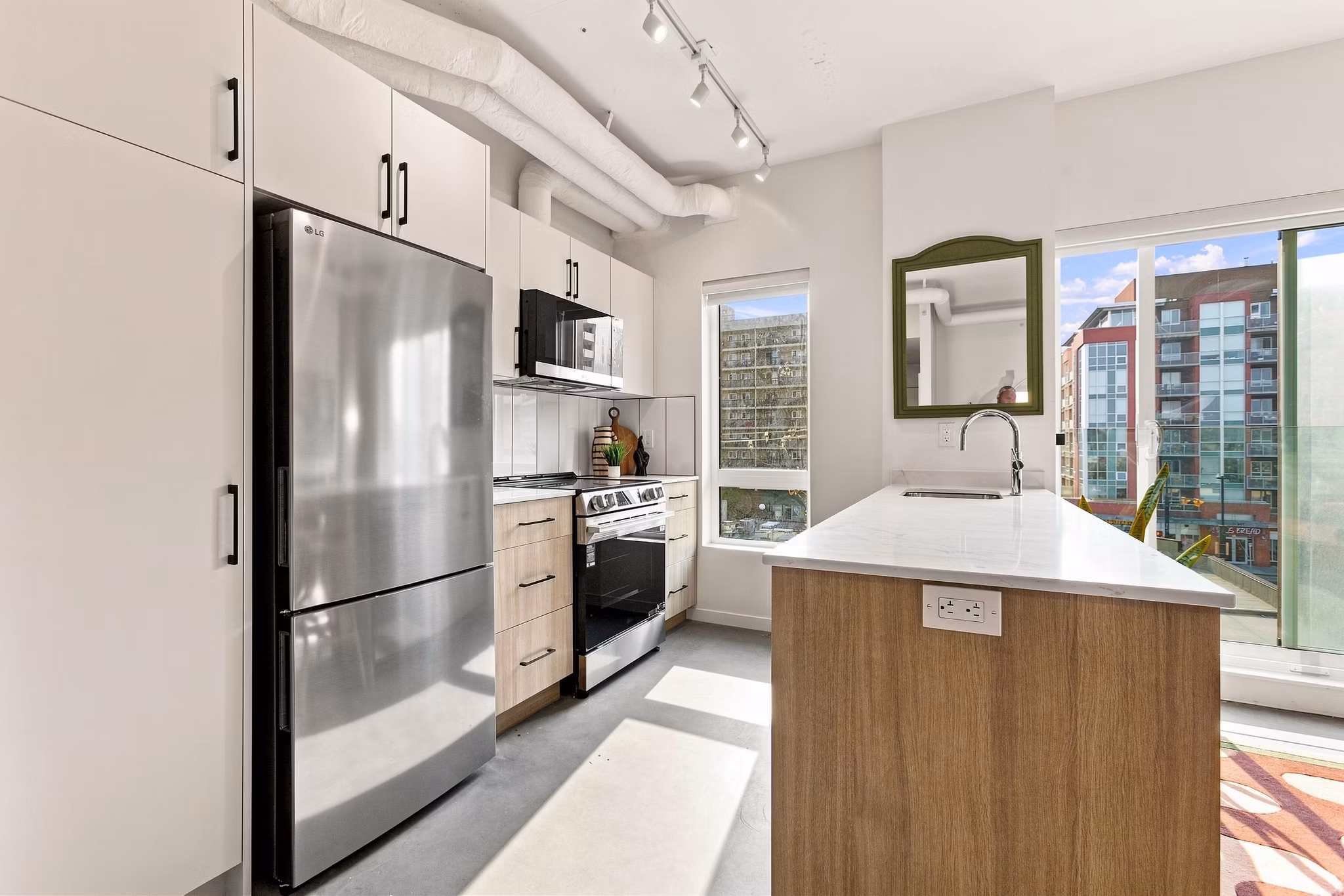 Kitchen at KIT Apartments