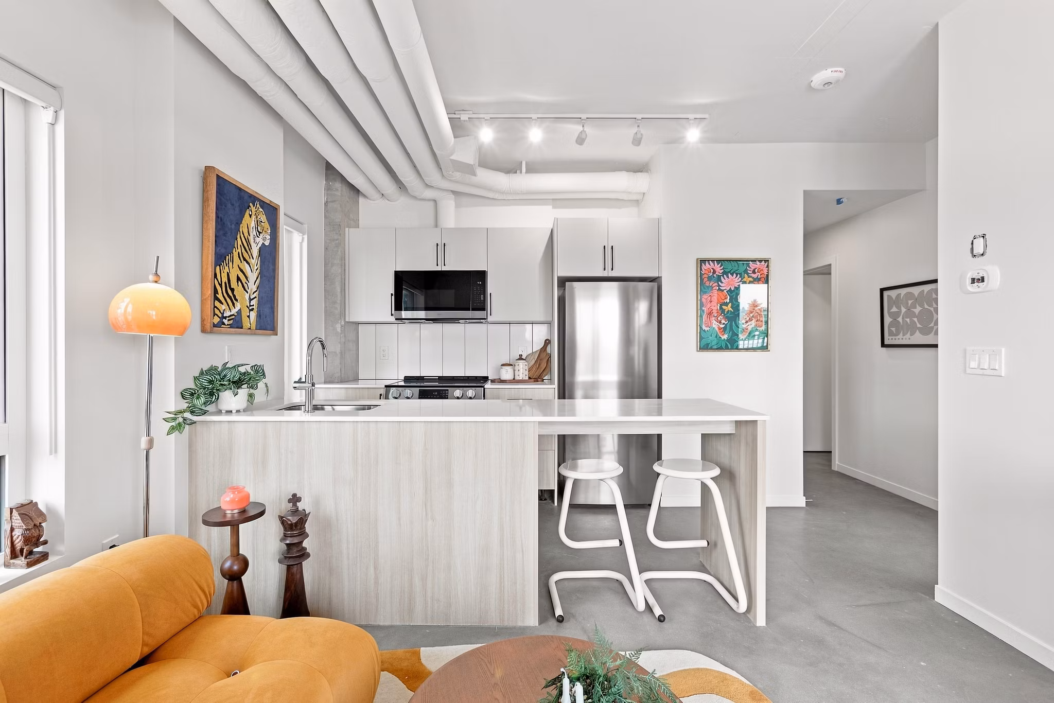 Kitchen at KIT Apartments