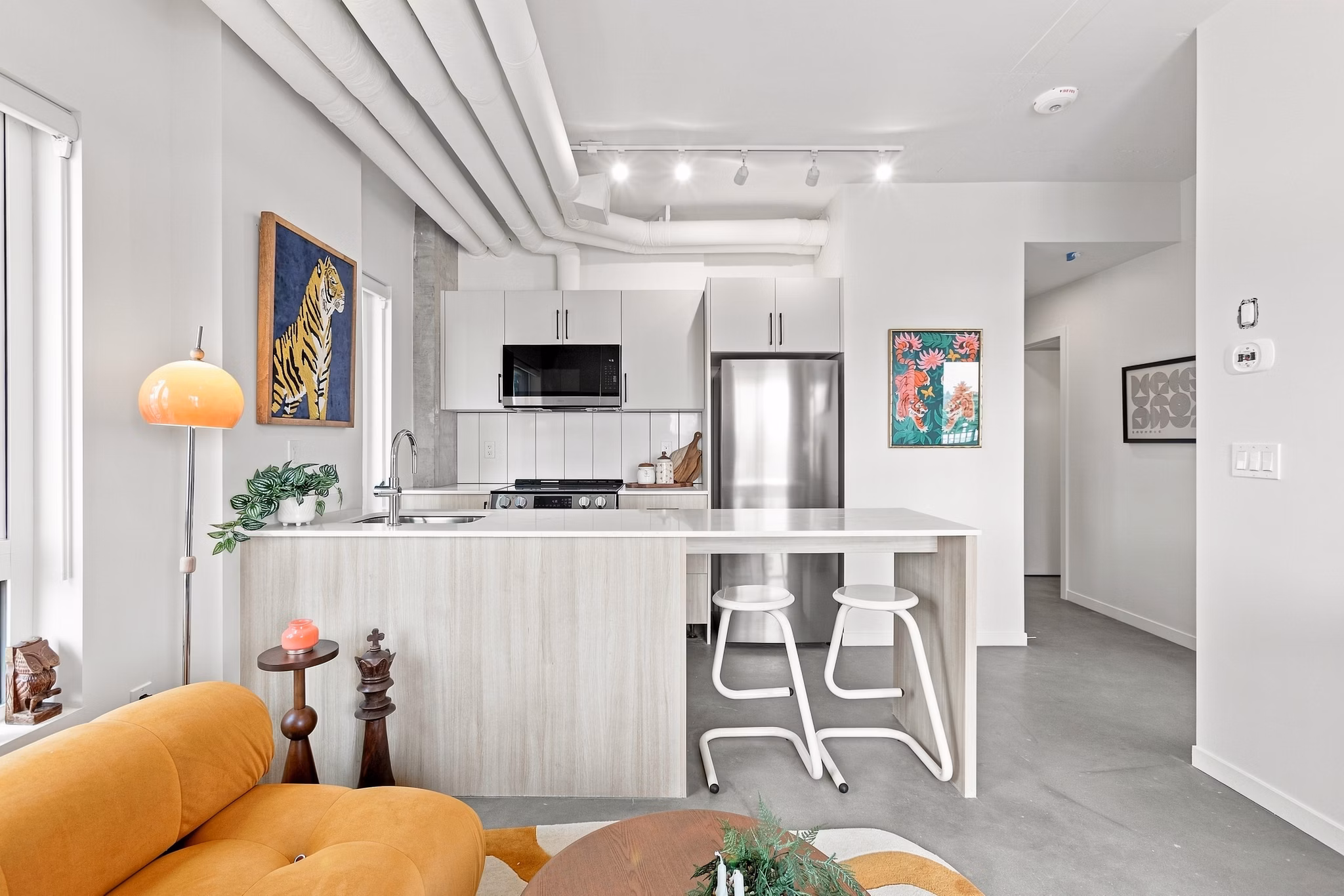 Kitchen at KIT Apartments