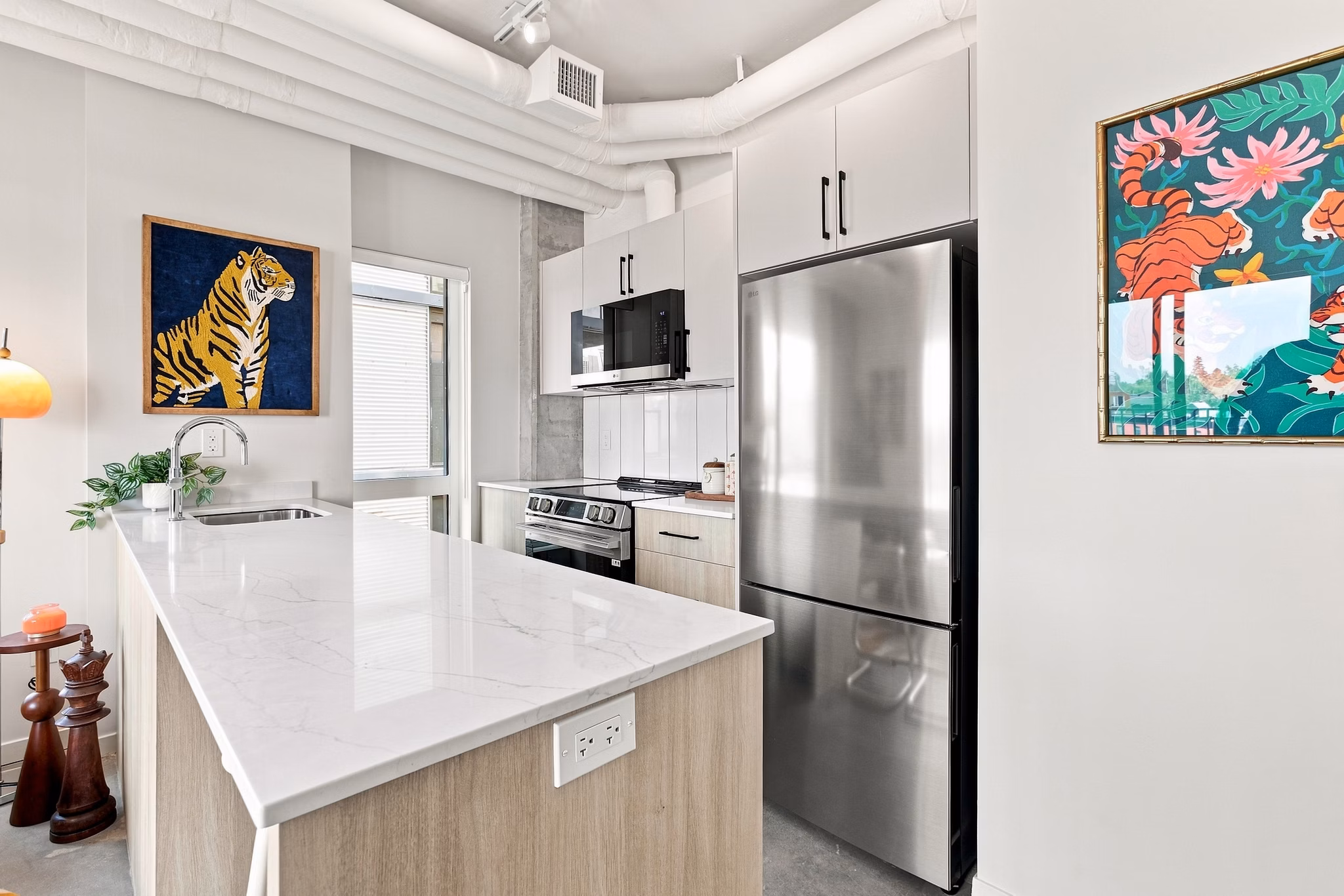 Kitchen at KIT Apartments