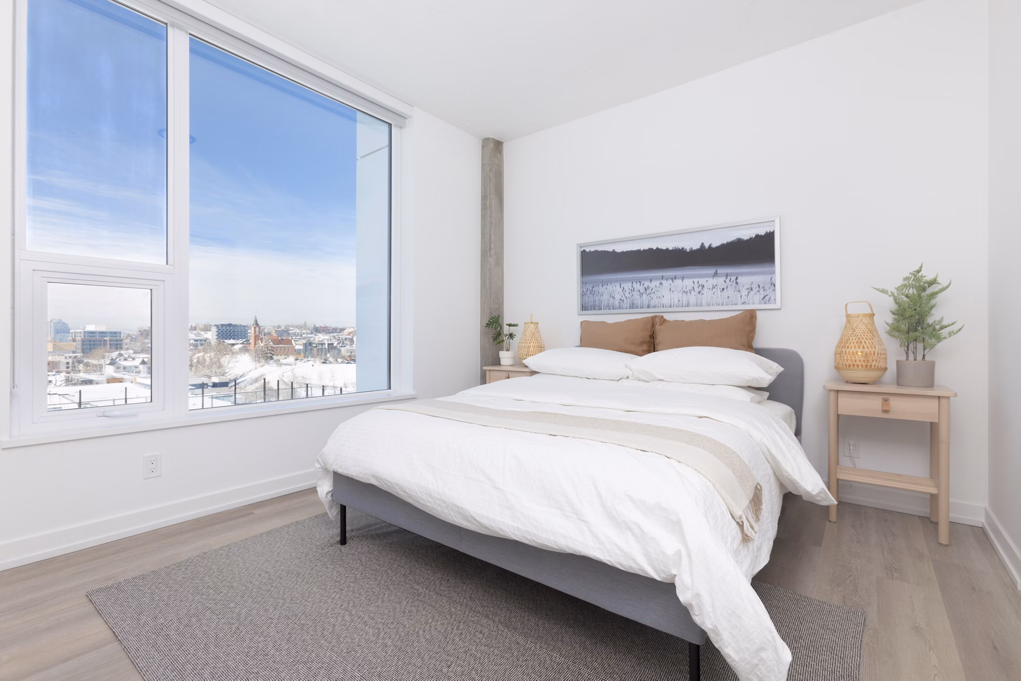 Bedroom at Bridge Apartments
