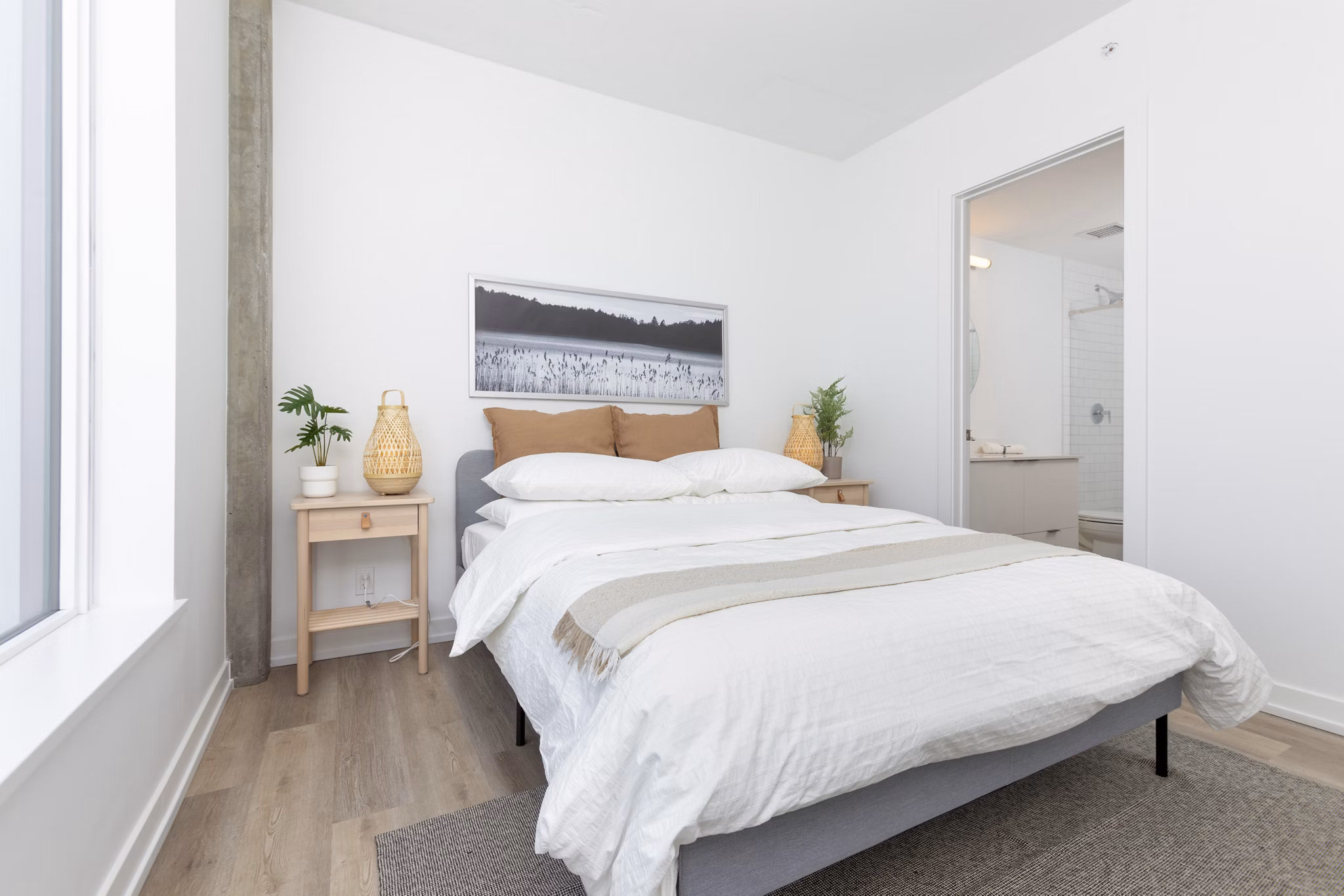 Bedroom at Bridge Apartments