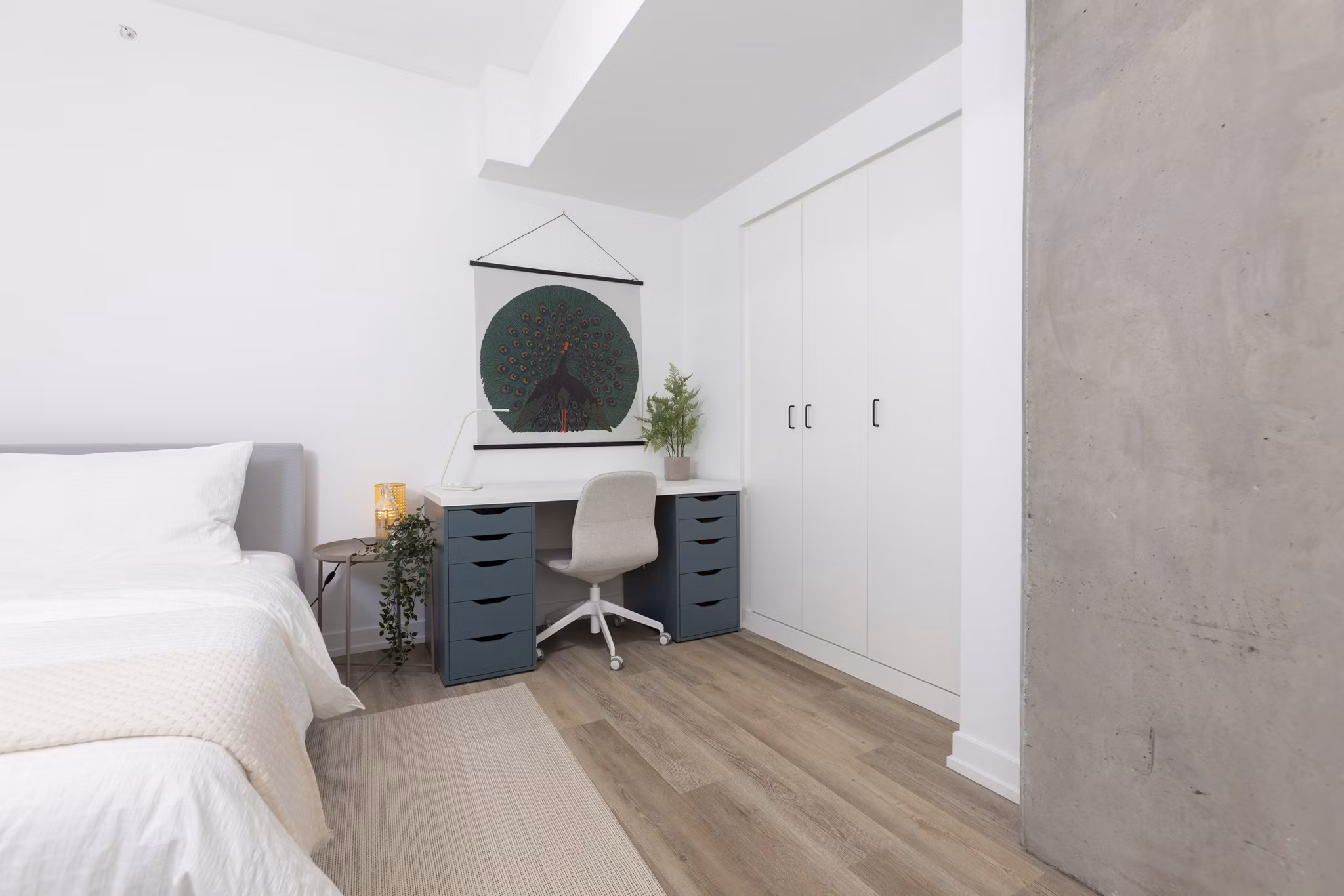 Bedroom at Bridge Apartments