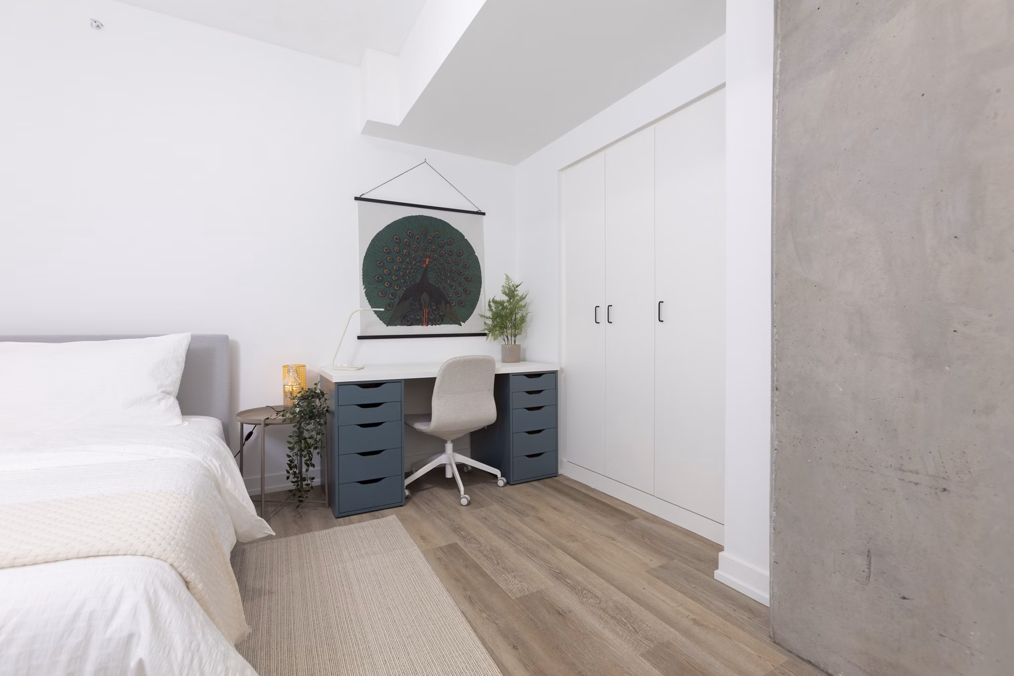 Bedroom at Bridge Apartments
