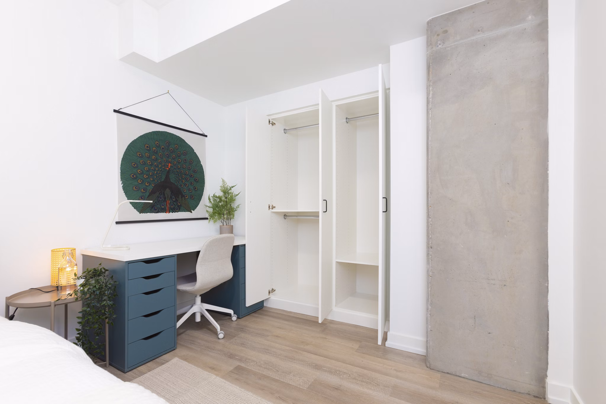 Bedroom at Bridge Apartments