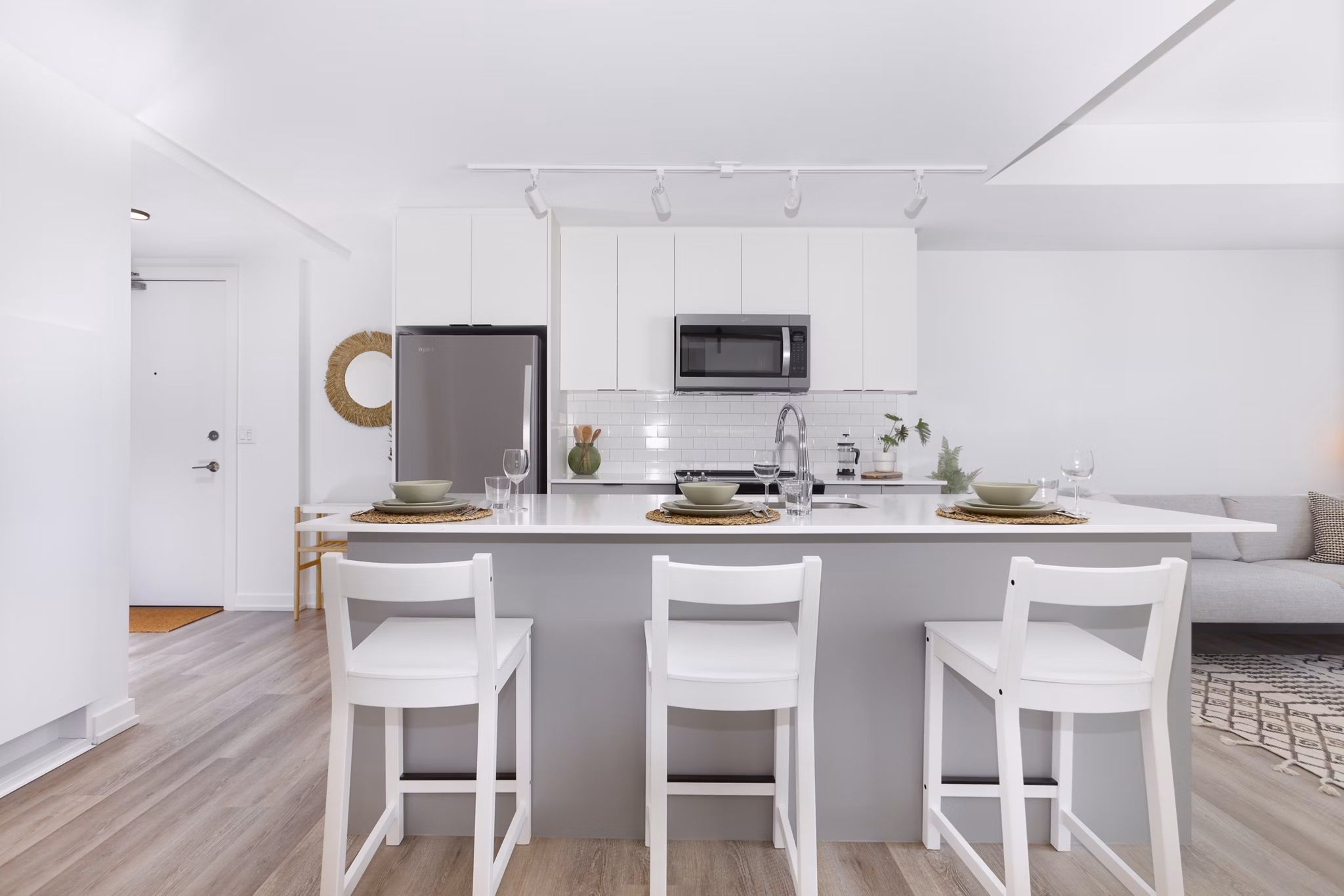 Kitchen at Bridge Apartments