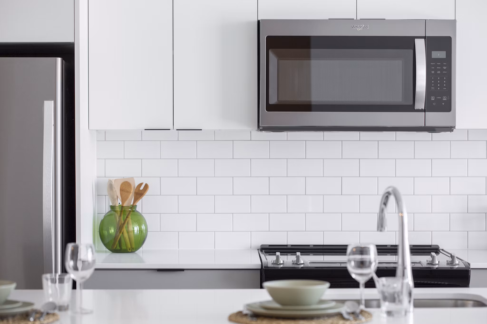Kitchen at Bridge Apartments